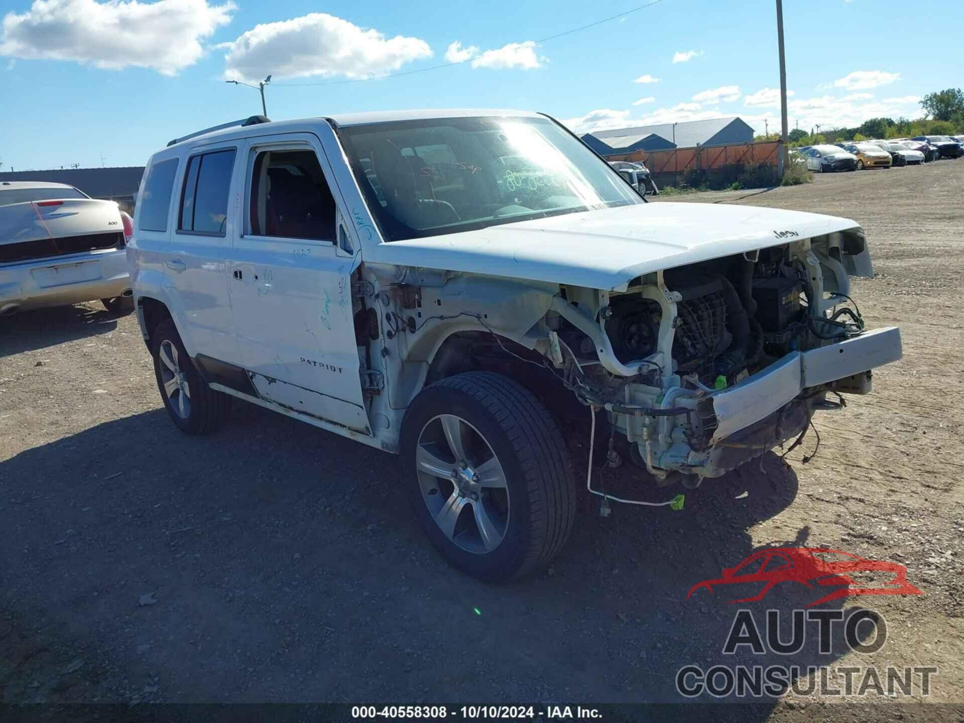 JEEP PATRIOT 2017 - 1C4NJRFB8HD112792