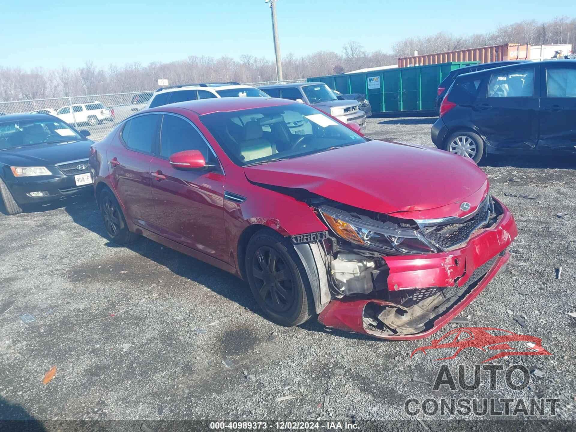 KIA OPTIMA 2011 - KNAGM4A78B5079166