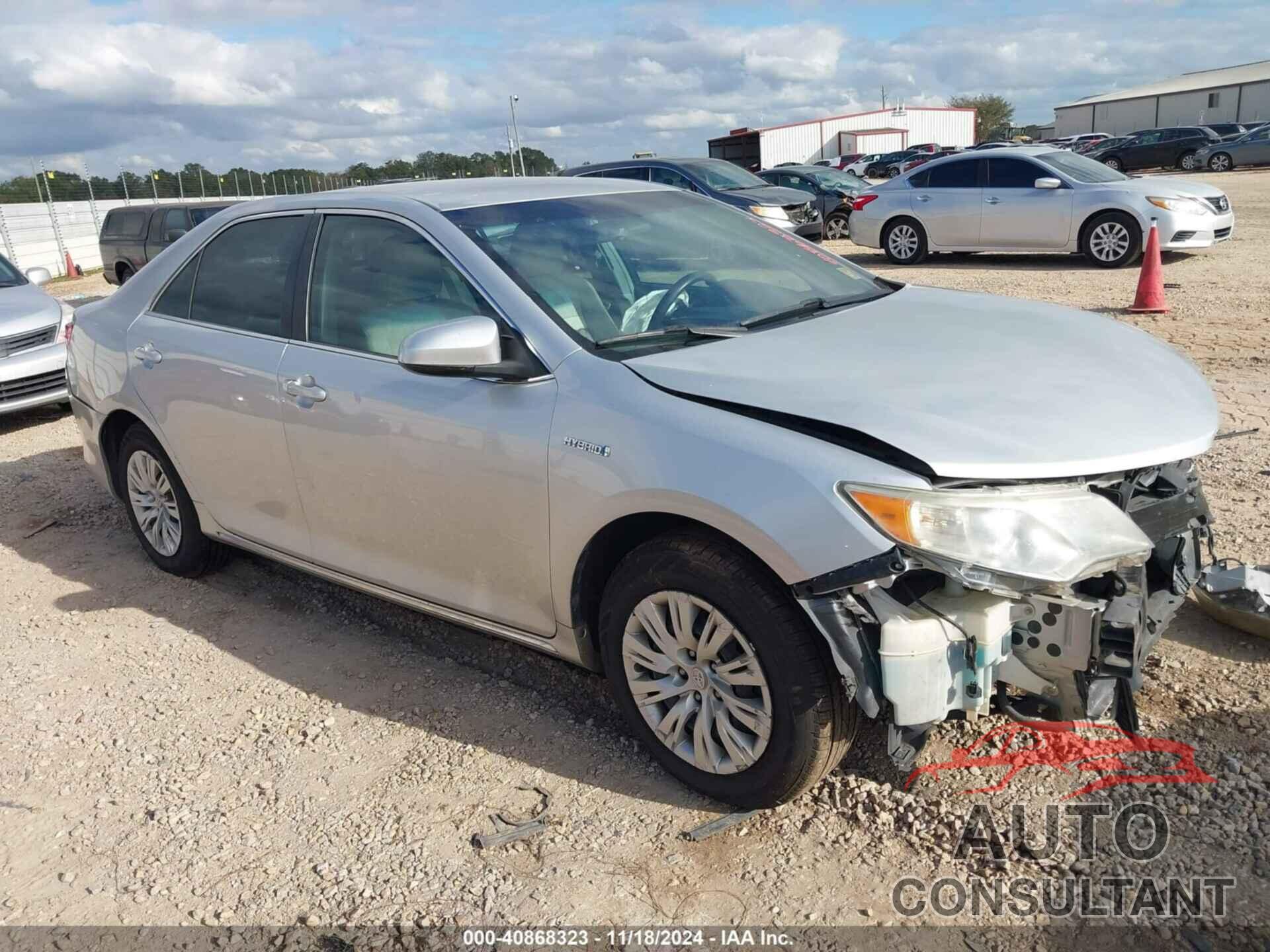 TOYOTA CAMRY HYBRID 2012 - 4T1BD1FK1CU043508