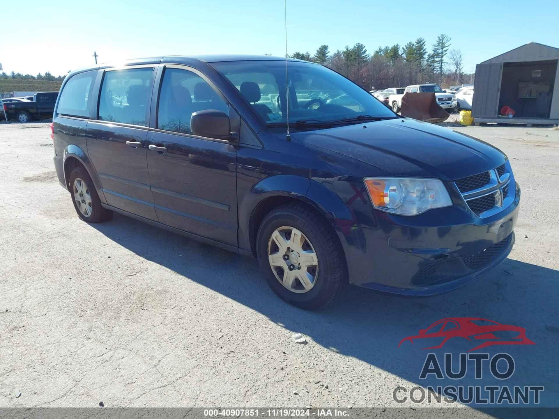 DODGE GRAND CARAVAN 2013 - 2C4RDGBG3DR643176