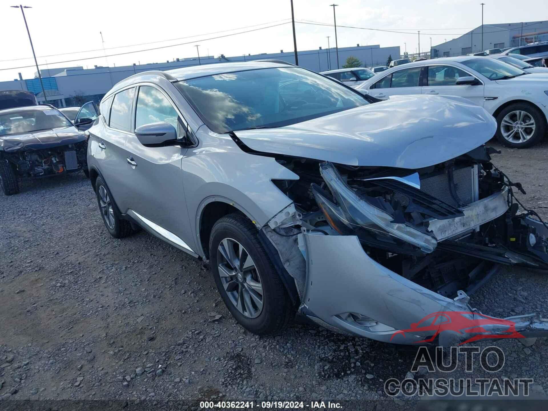 NISSAN MURANO 2018 - 5N1AZ2MG4JN118775