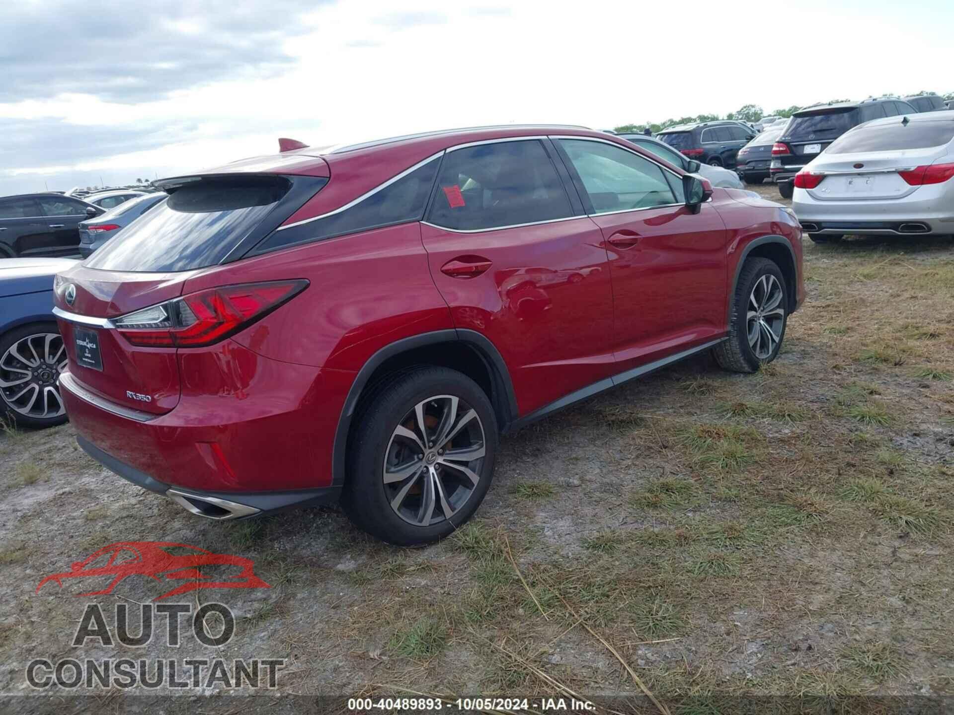 LEXUS RX 2017 - 2T2ZZMCA8HC055754