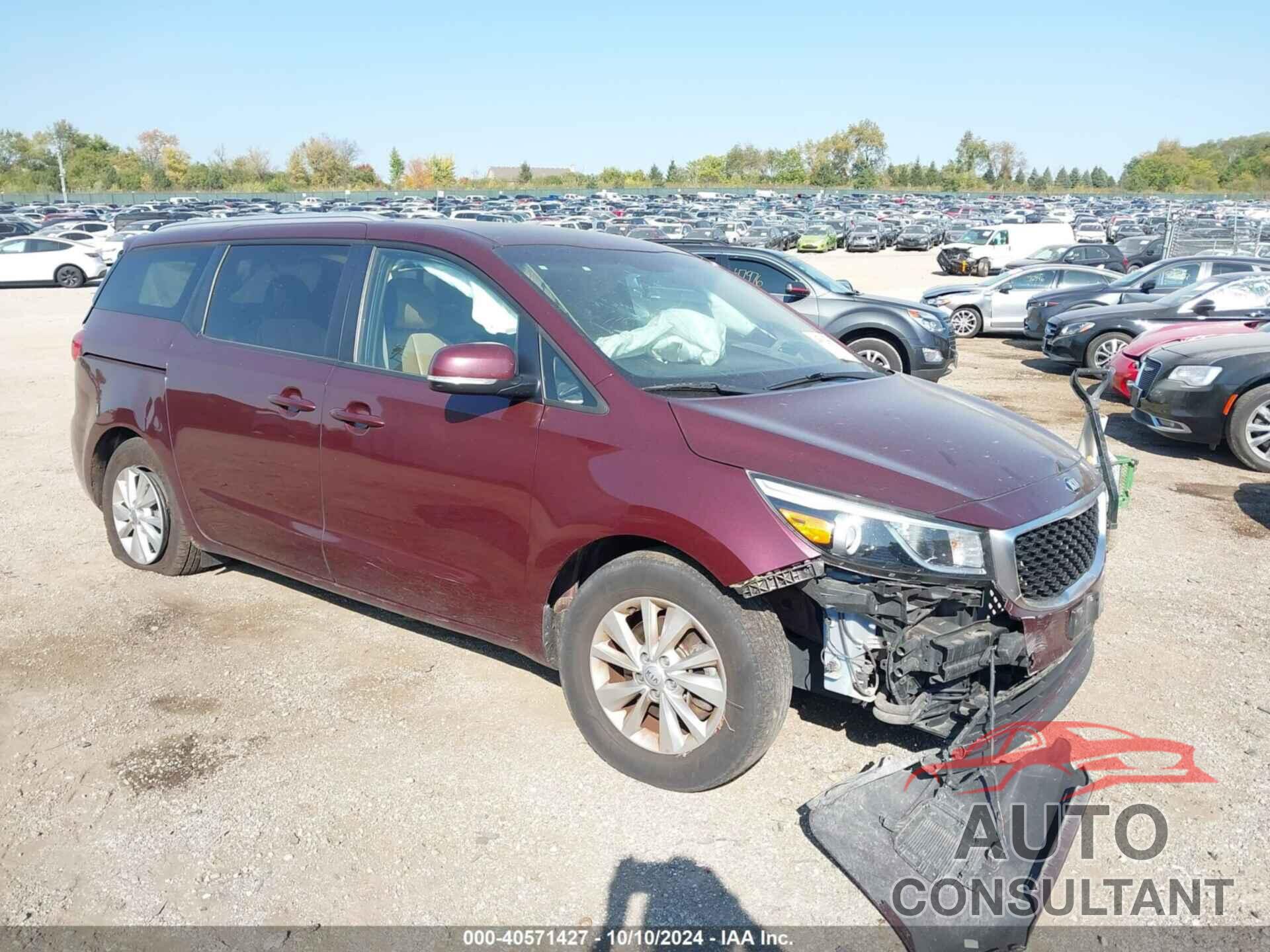 KIA SEDONA 2017 - KNDMB5C17H6316307