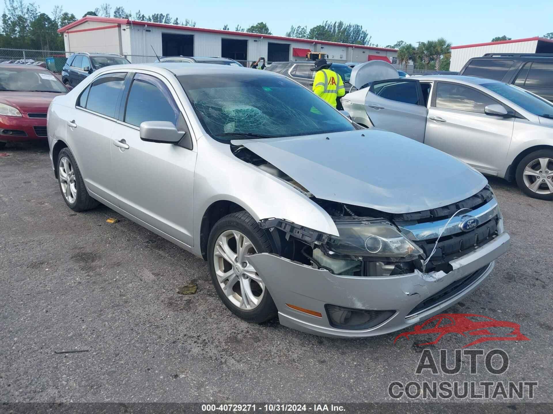 FORD FUSION 2012 - 3FAHP0HA3CR222344