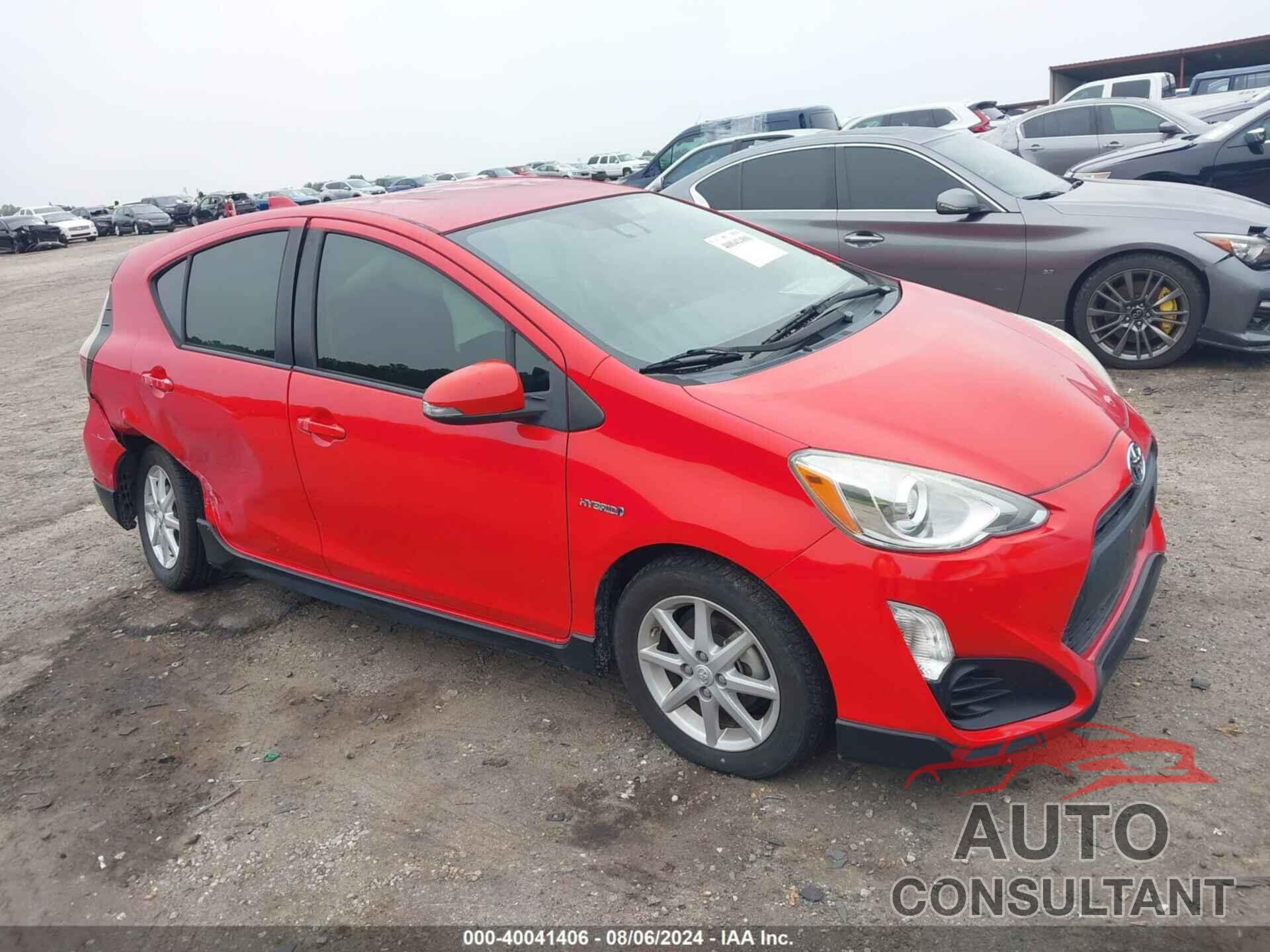 TOYOTA PRIUS C 2017 - JTDKDTB37H1596168