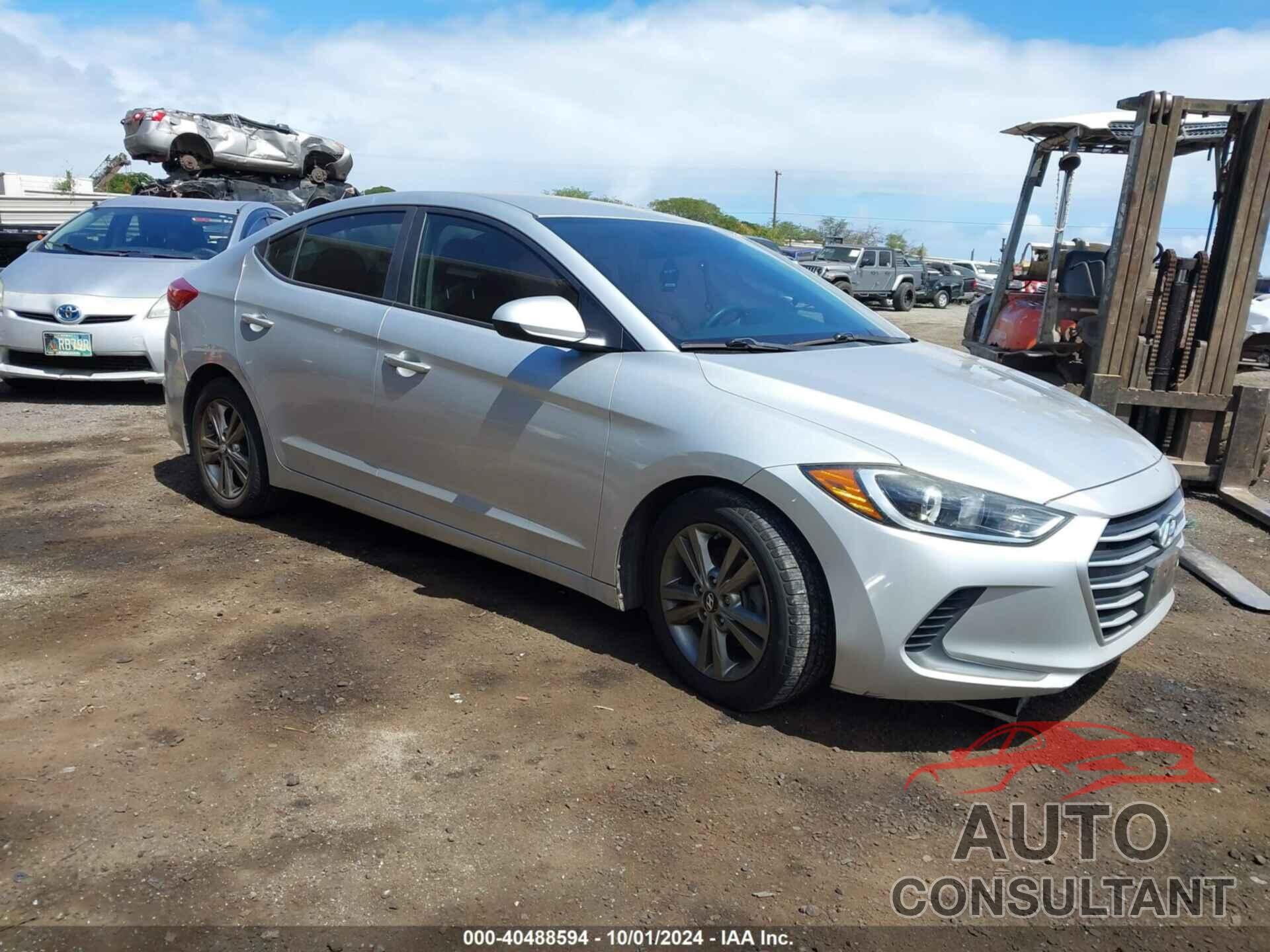 HYUNDAI ELANTRA 2018 - 5NPD84LF4JH225978