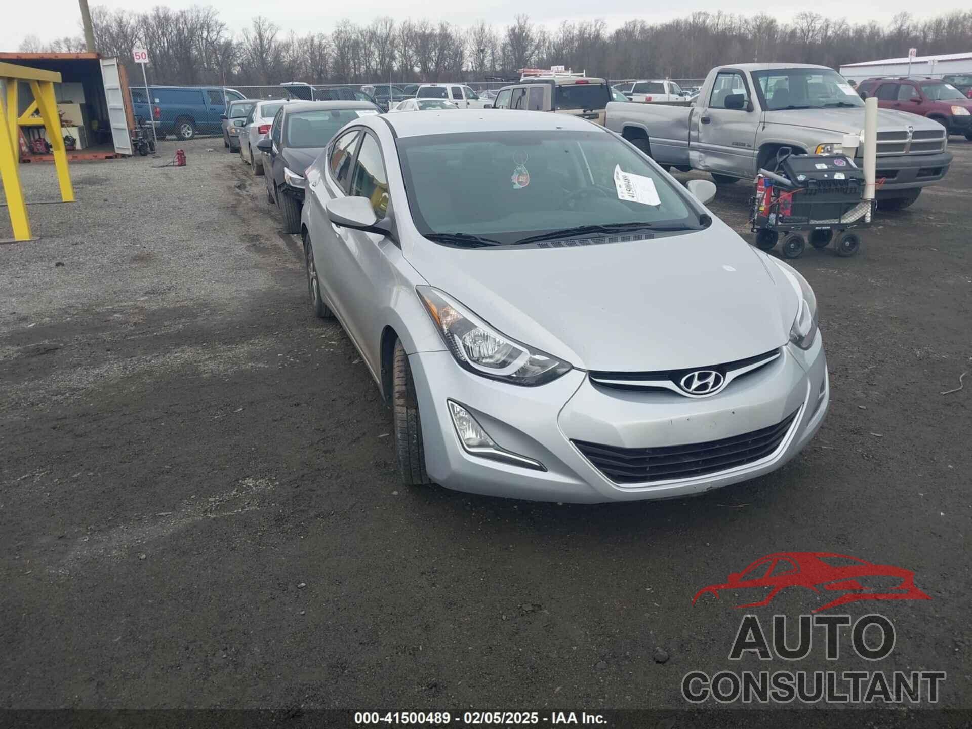 HYUNDAI ELANTRA 2014 - 5NPDH4AEXEH457954