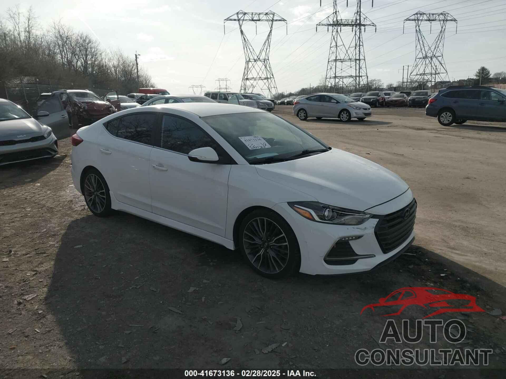 HYUNDAI ELANTRA 2017 - KMHD04LB2HU321608