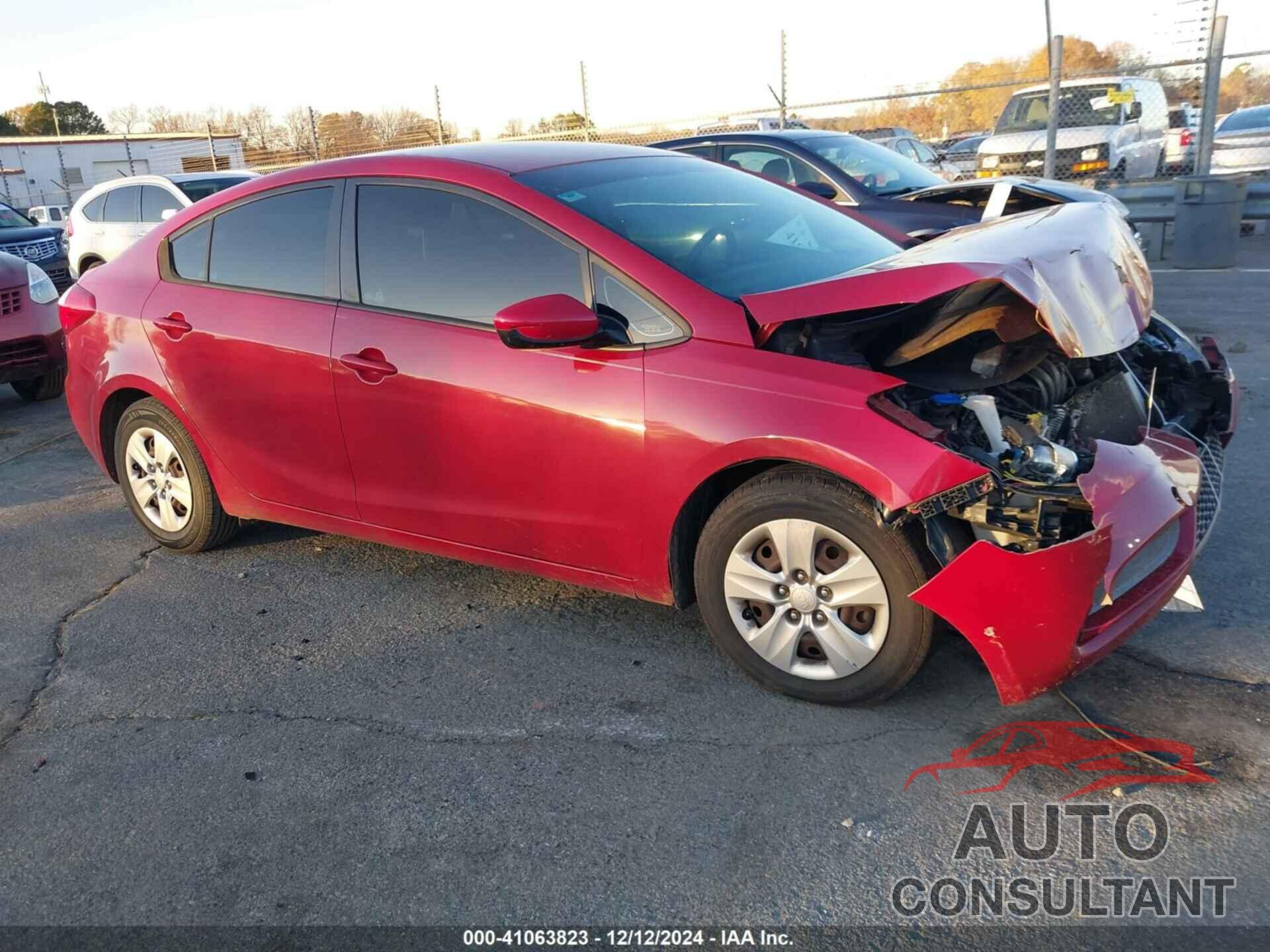 KIA FORTE 2016 - KNAFK4A61G5441449