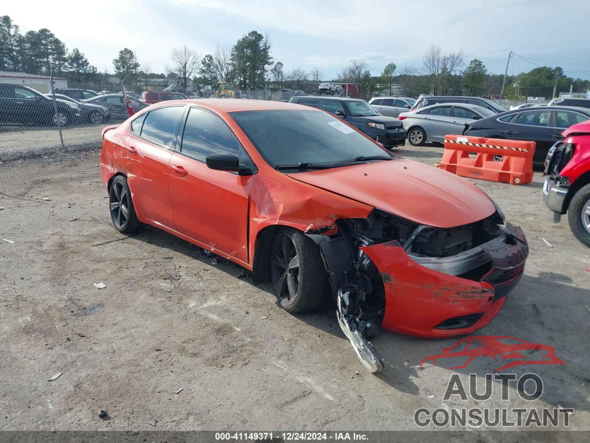 DODGE DART 2015 - 1C3CDFBBXFD404531