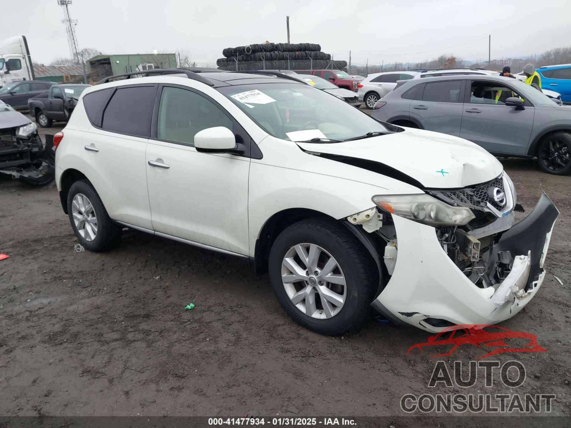 NISSAN MURANO 2011 - JN8AZ1MWXBW186293