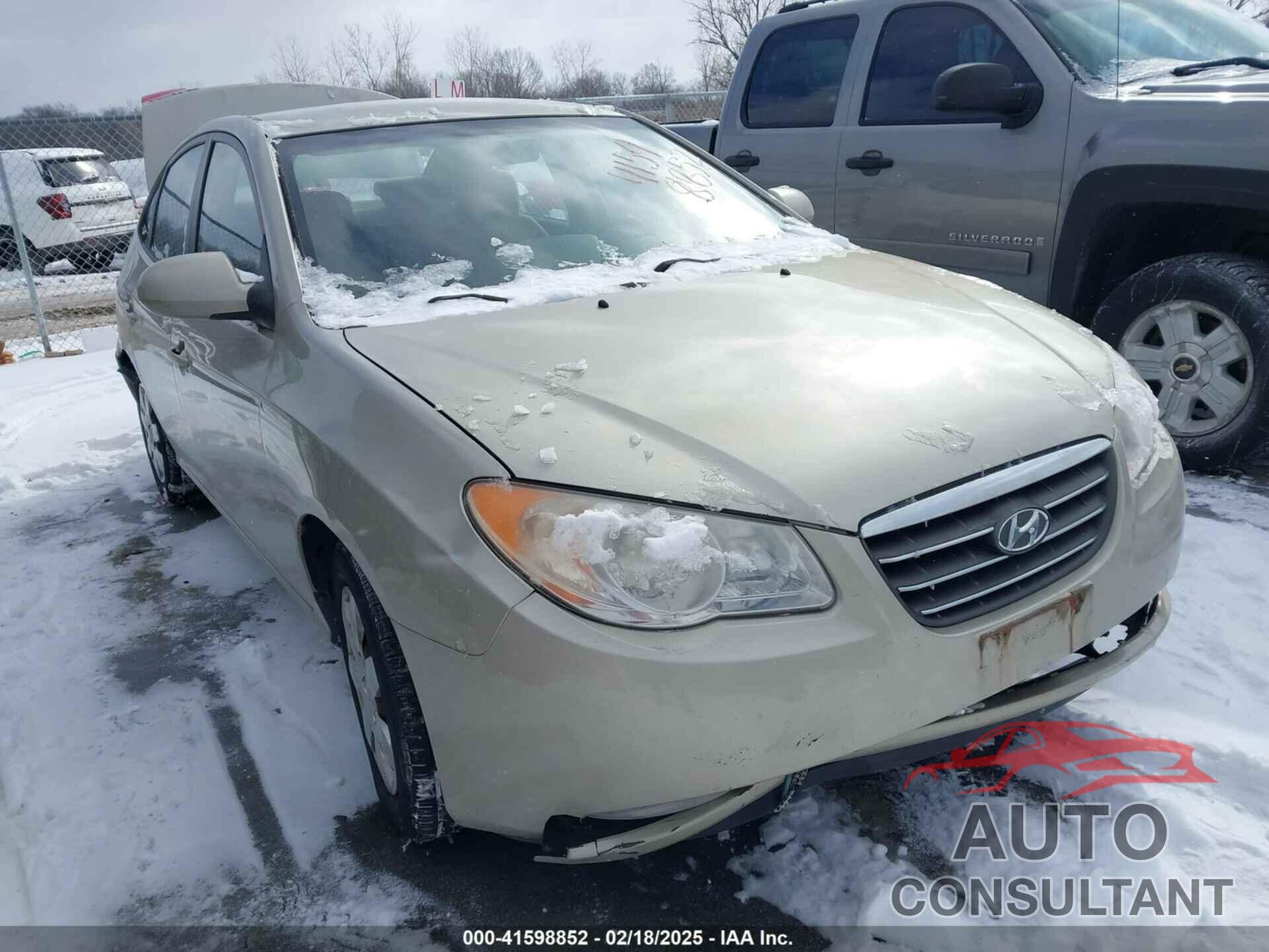 HYUNDAI ELANTRA 2009 - KMHDU46D19U681150