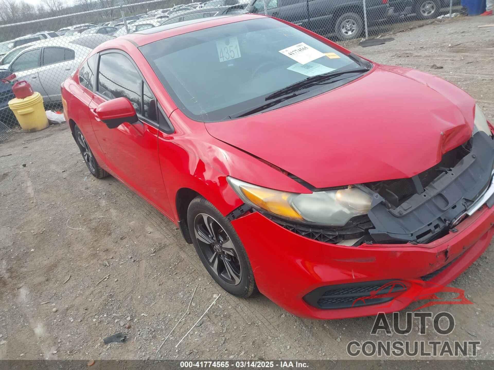 HONDA CIVIC 2014 - 2HGFG3B87EH507069