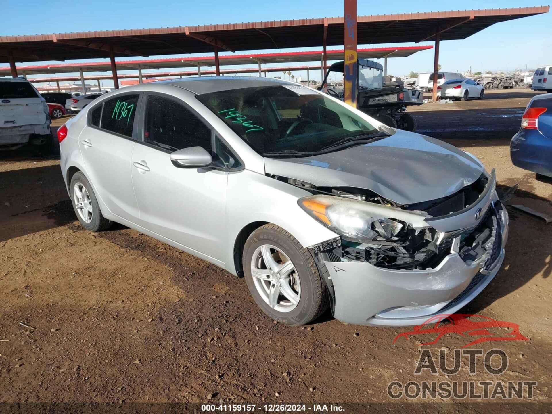 KIA FORTE 2016 - KNAFK4A6XG5449467