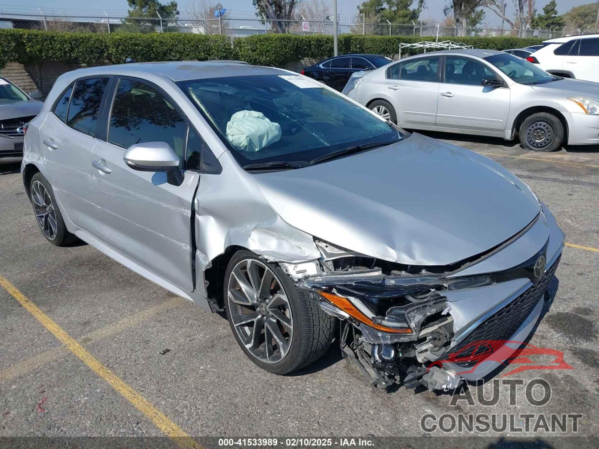 TOYOTA COROLLA 2019 - JTNK4RBE9K3031173