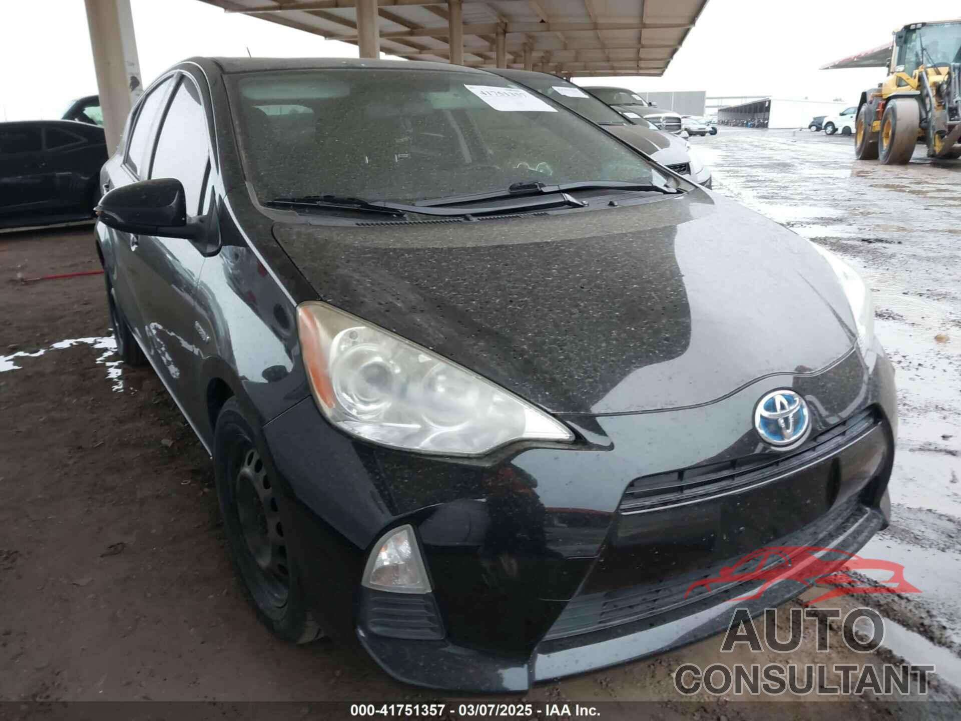 TOYOTA PRIUS C 2013 - JTDKDTB31D1031487