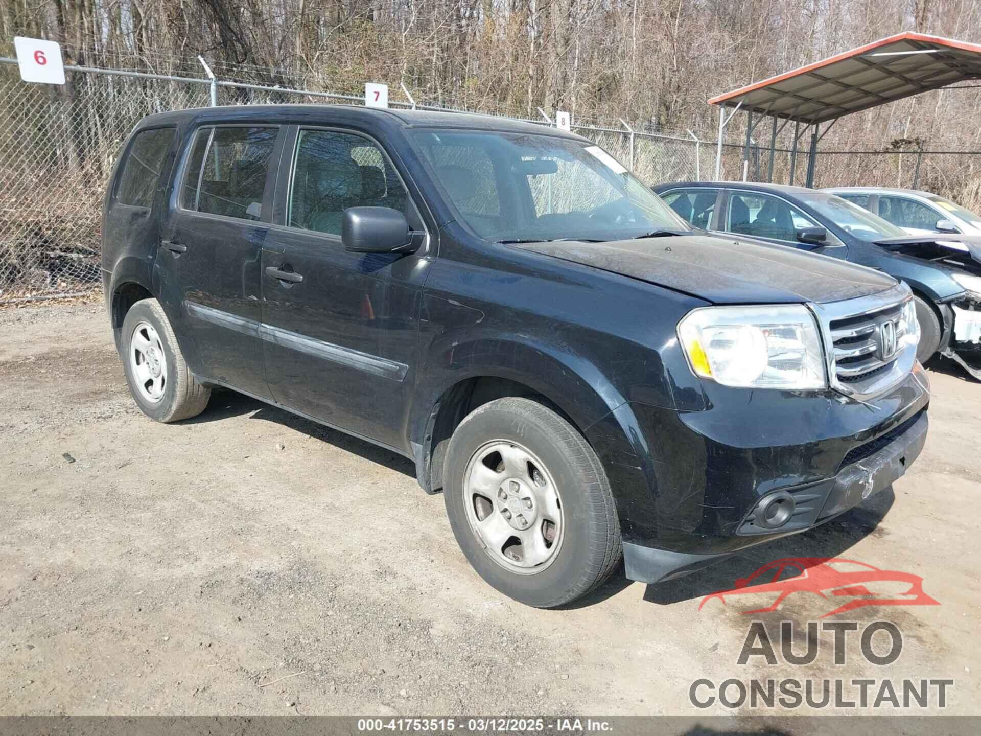 HONDA PILOT 2014 - 5FNYF4H22EB015512