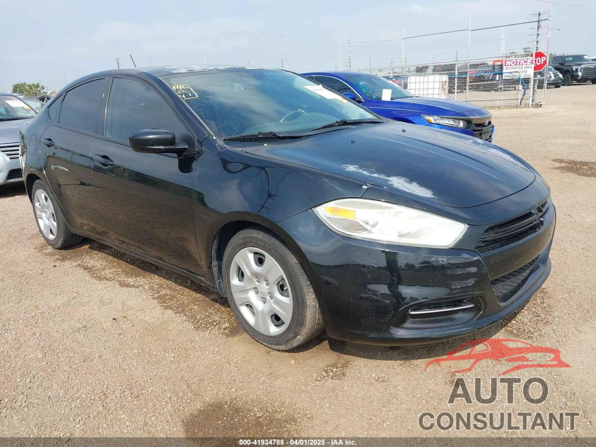 DODGE DART 2014 - 1C3CDFAAXED917771