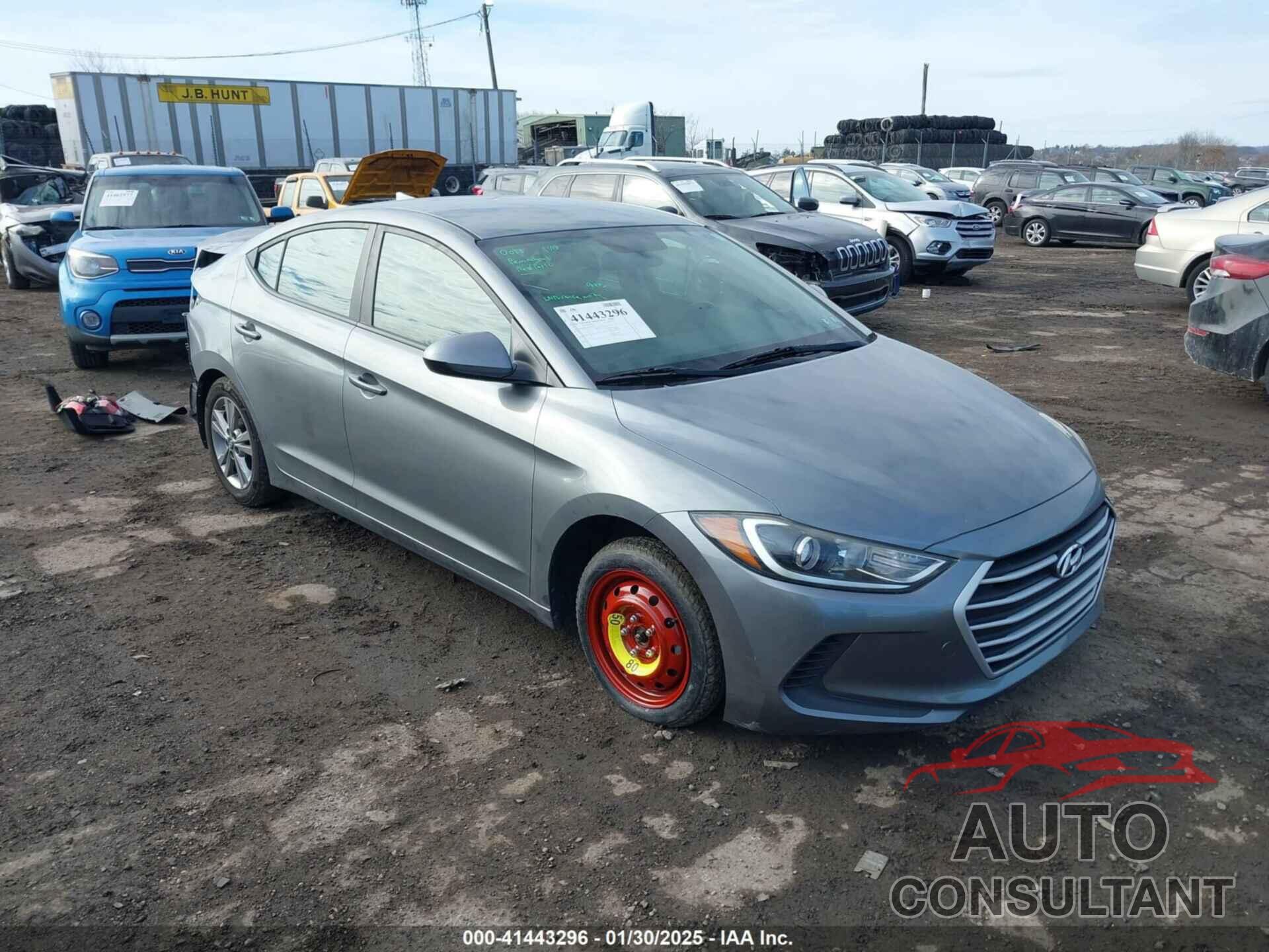 HYUNDAI ELANTRA 2017 - KMHD84LF3HU227474