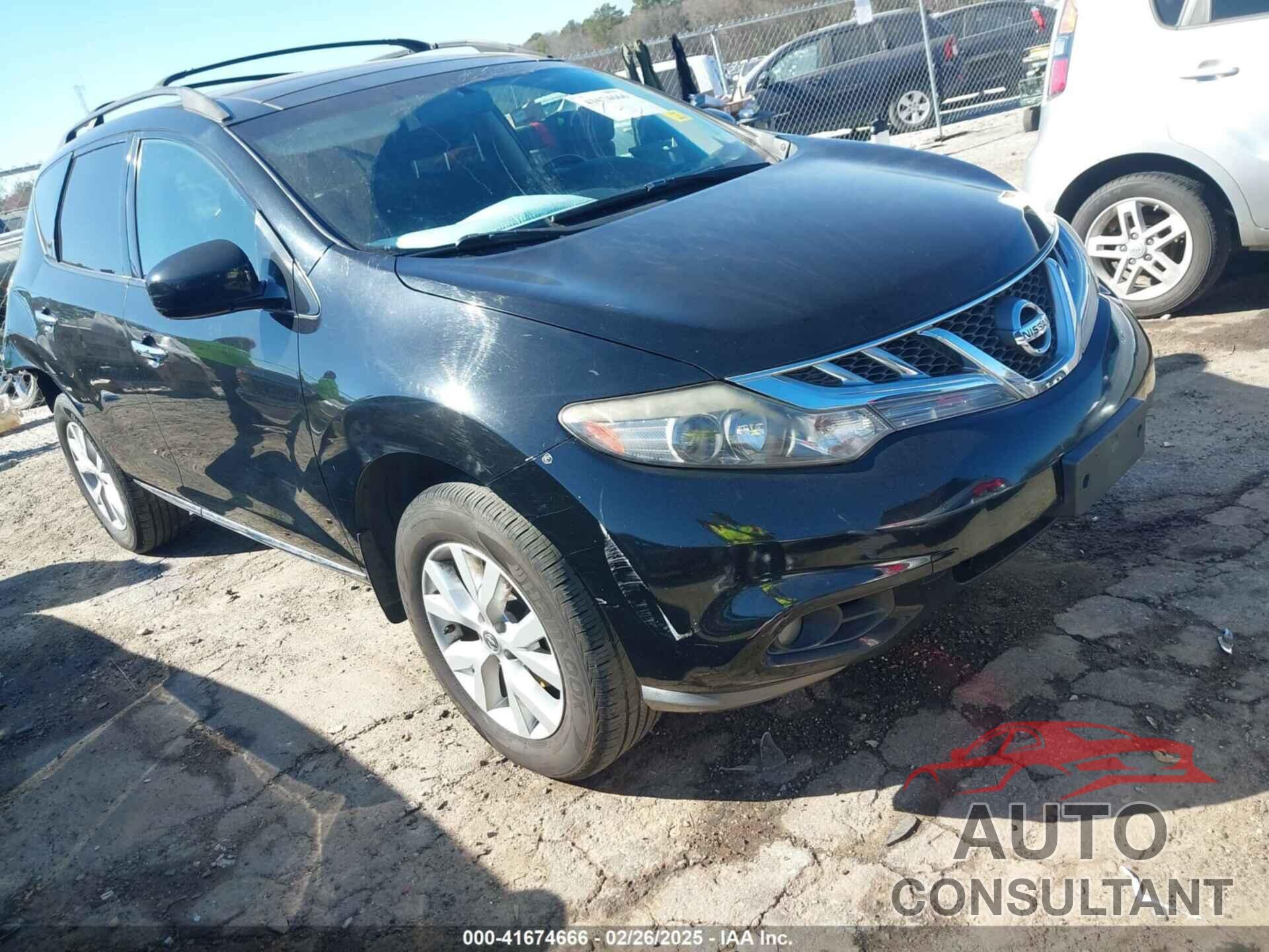 NISSAN MURANO 2011 - JN8AZ1MW2BW177233