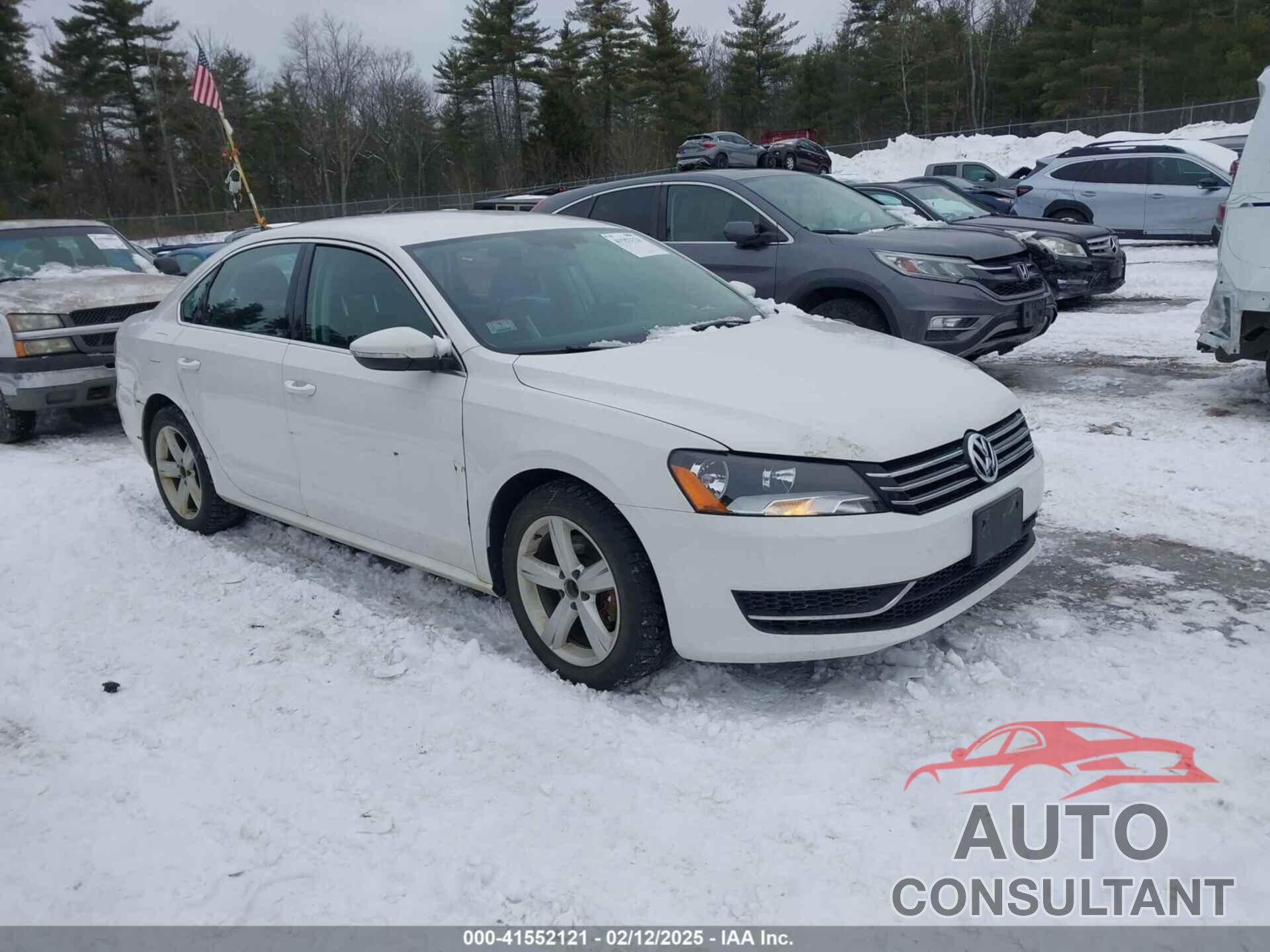 VOLKSWAGEN PASSAT 2012 - 1VWBP7A30CC009691