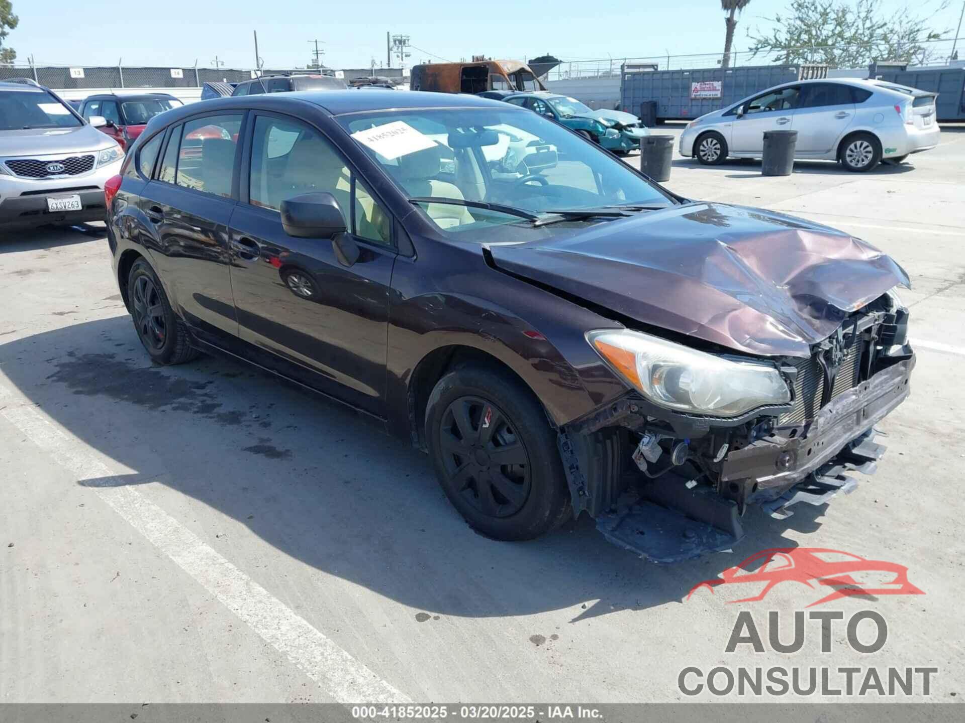 SUBARU IMPREZA 2013 - JF1GPAA64DH203764