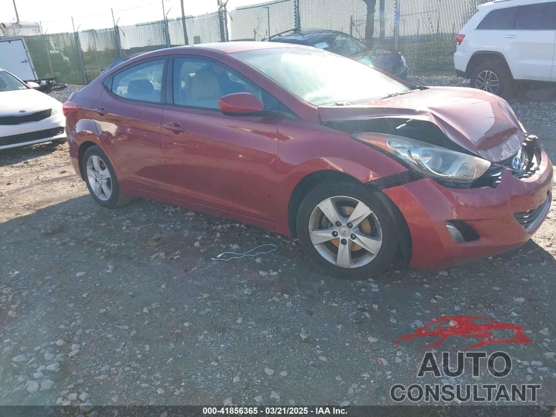 HYUNDAI ELANTRA 2012 - KMHDH4AE0CU294035