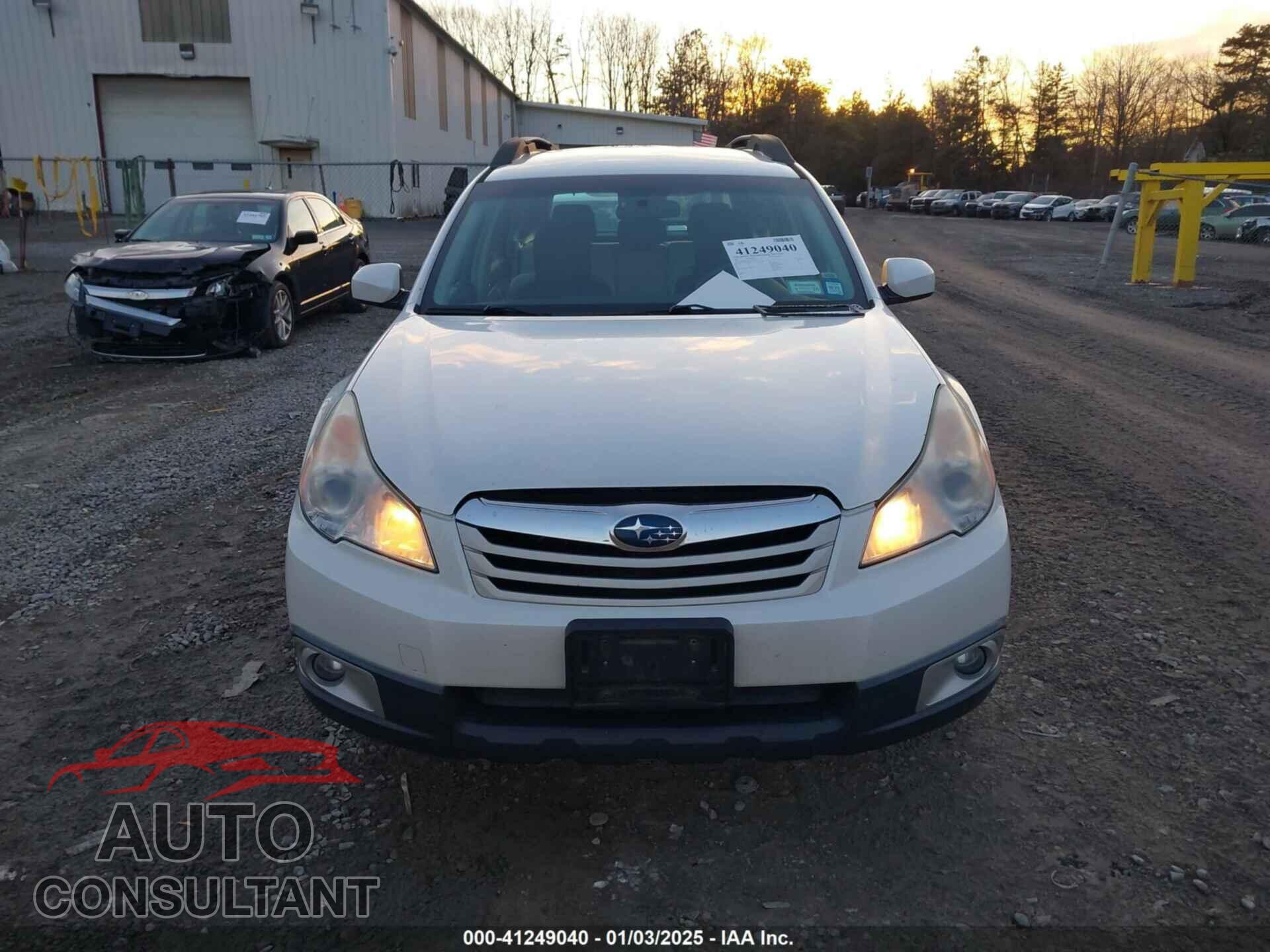 SUBARU OUTBACK 2012 - 4S4BRBAC2C3216482