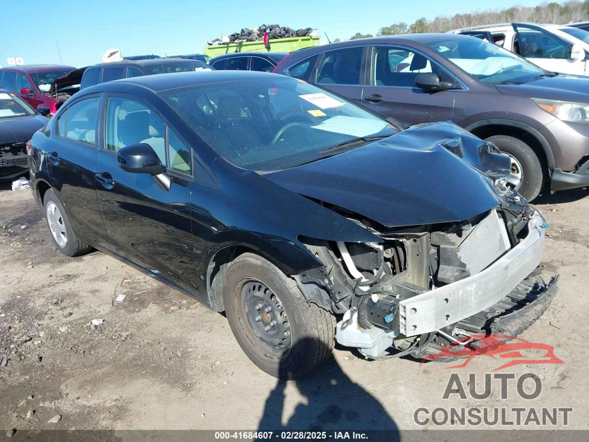 HONDA CIVIC 2013 - 2HGFB2F57DH531184