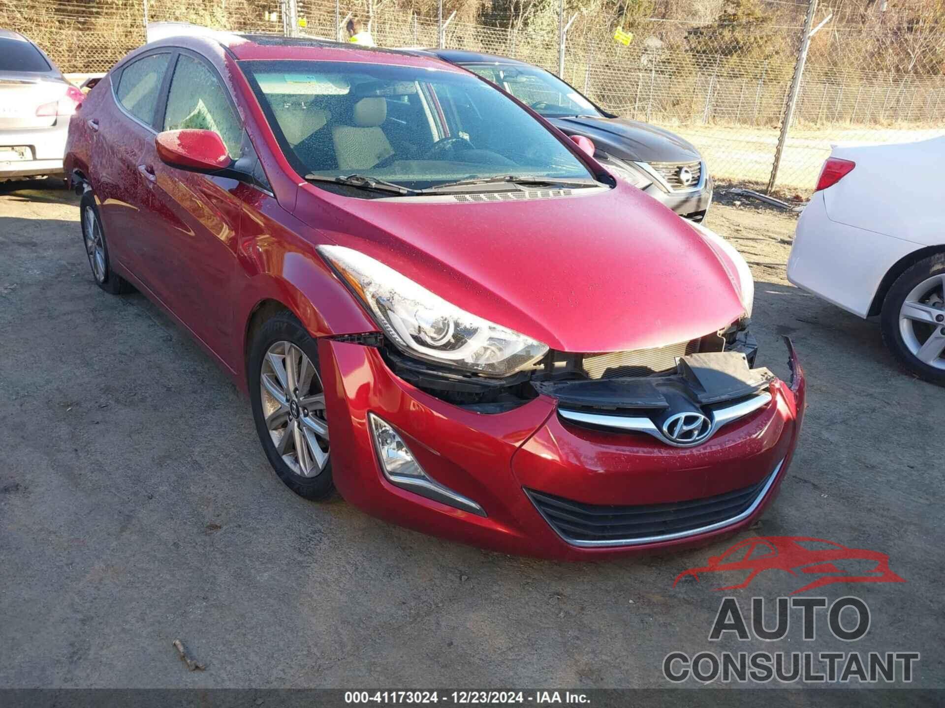 HYUNDAI ELANTRA 2015 - 5NPDH4AE1FH581614