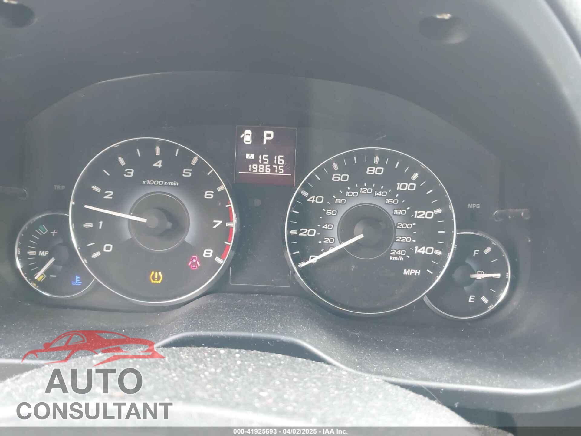 SUBARU OUTBACK 2010 - 4S4BRCCC1A3355471