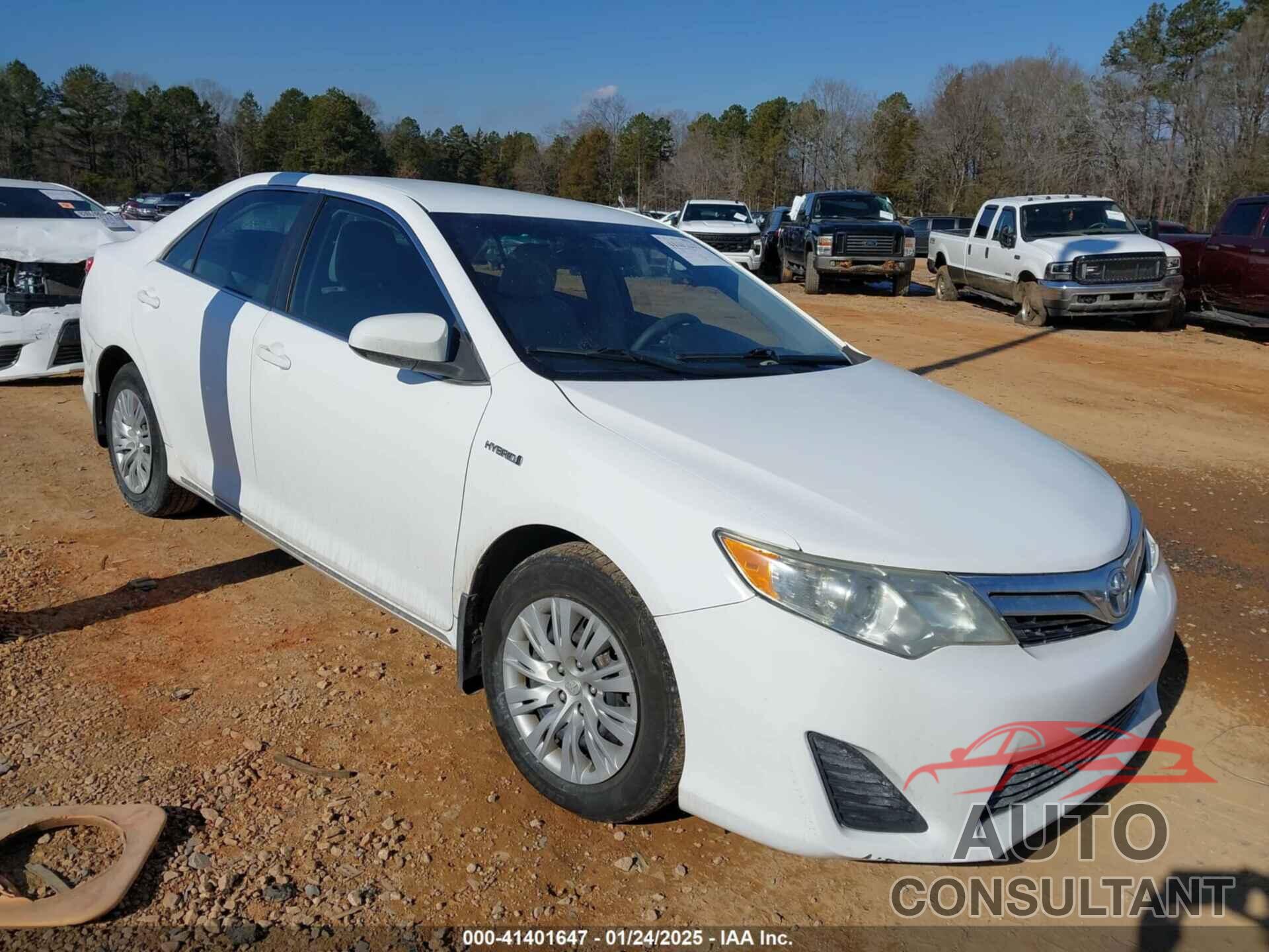 TOYOTA CAMRY HYBRID 2012 - 4T1BD1FK9CU005377