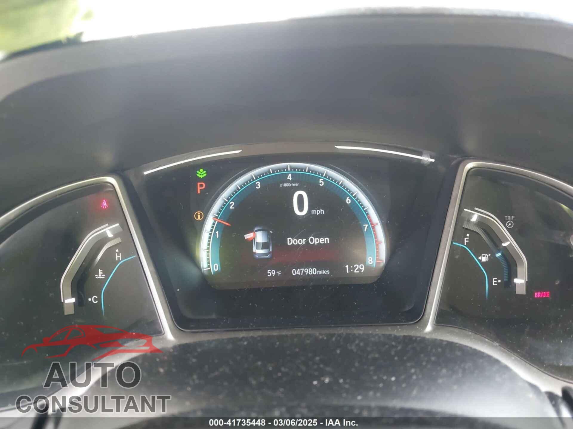 HONDA CIVIC 2017 - 19XFC2F73HE068345