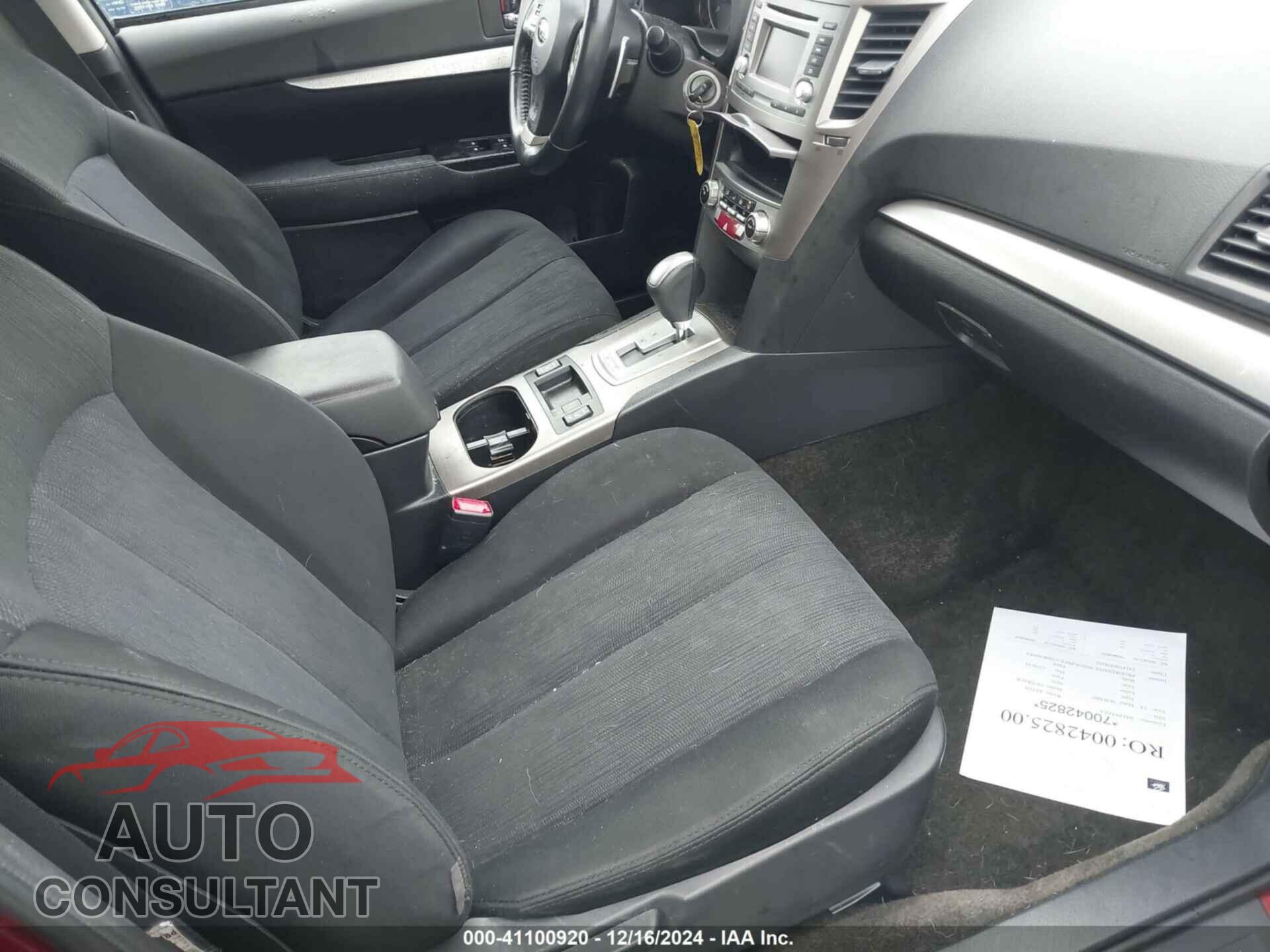 SUBARU OUTBACK 2014 - 4S4BRBCC2E3246193