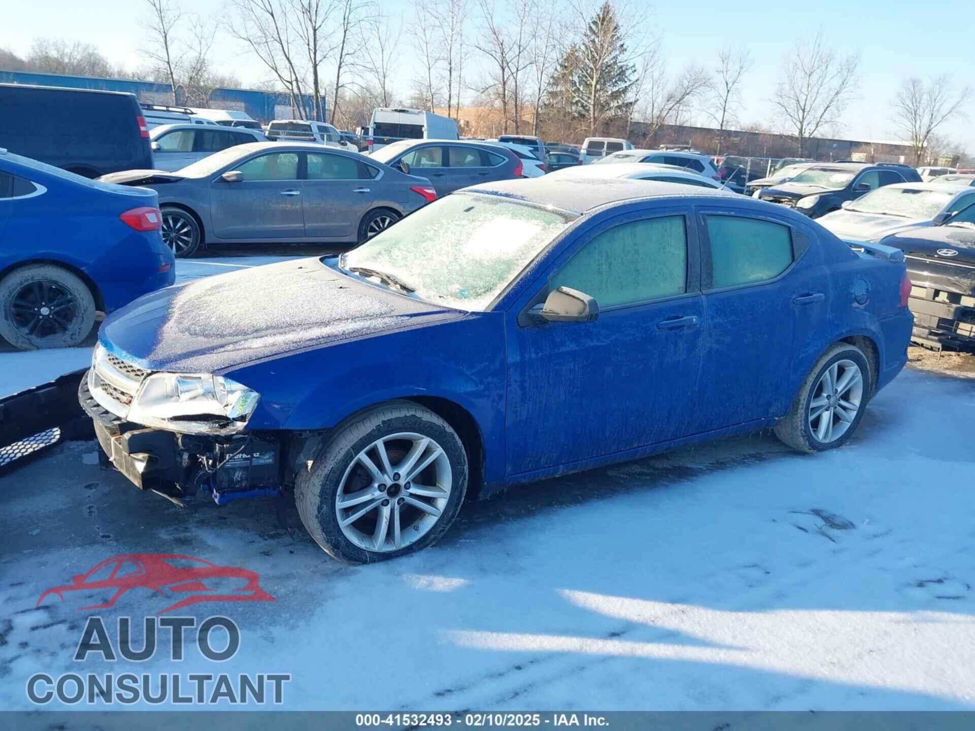 DODGE AVENGER 2012 - 1C3CDZAG8CN314234