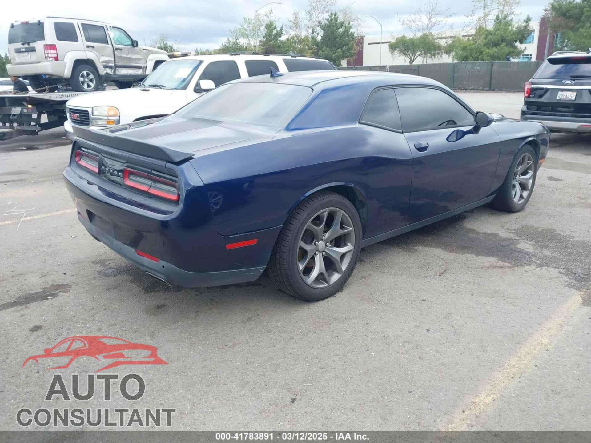 DODGE CHALLENGER 2016 - 2C3CDZAG3GH329741