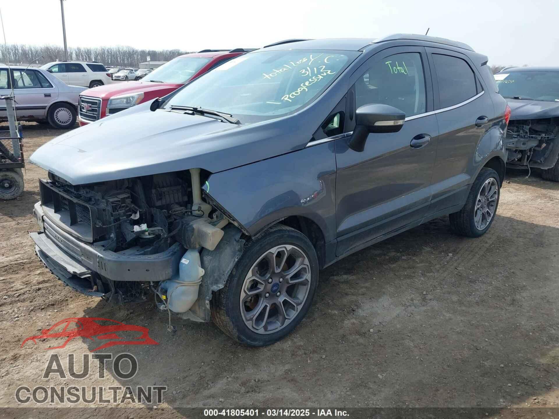 FORD ECOSPORT 2020 - MAJ6S3KL7LC339375