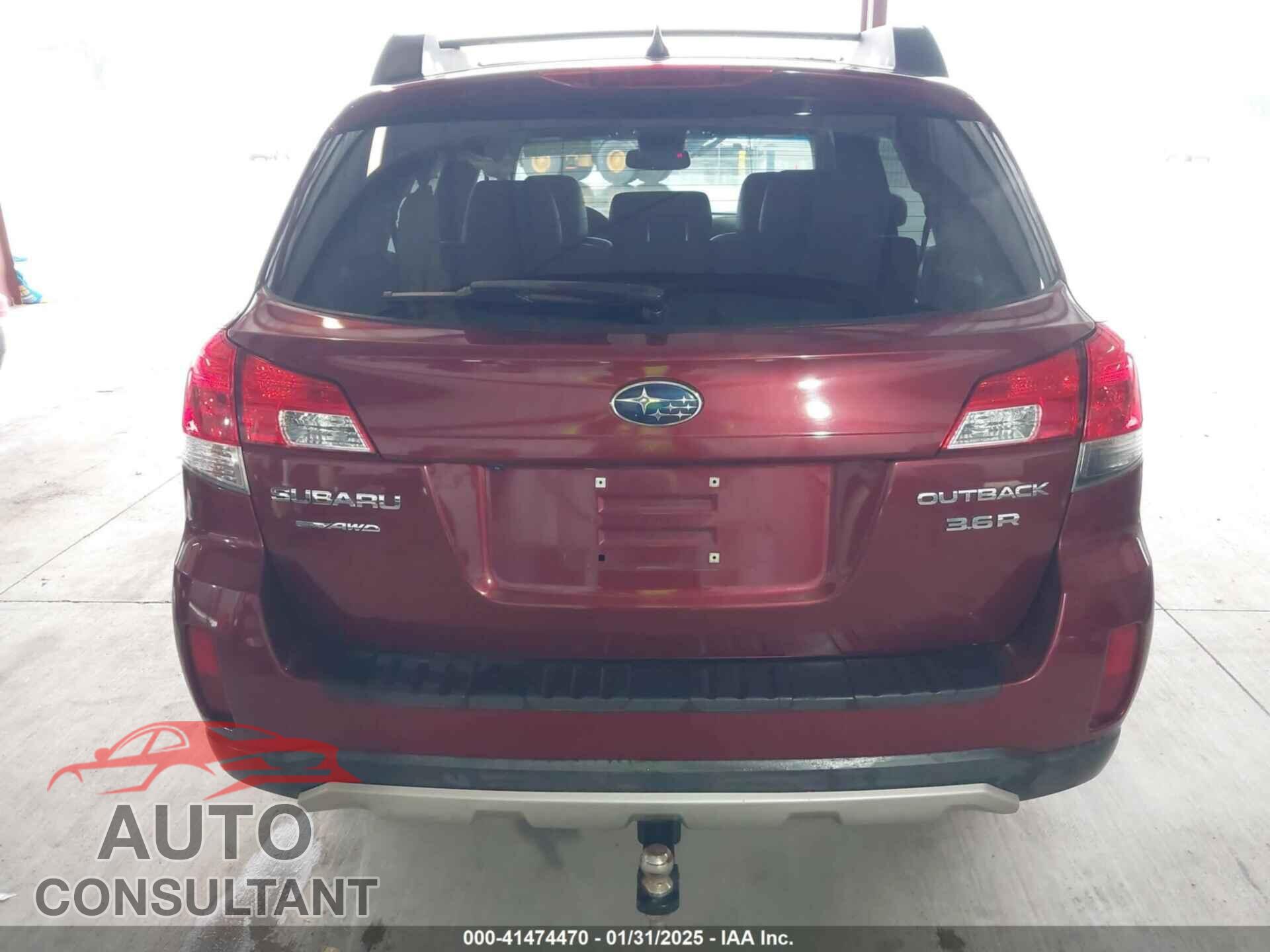SUBARU OUTBACK 2012 - 4S4BRDLC0C2284343