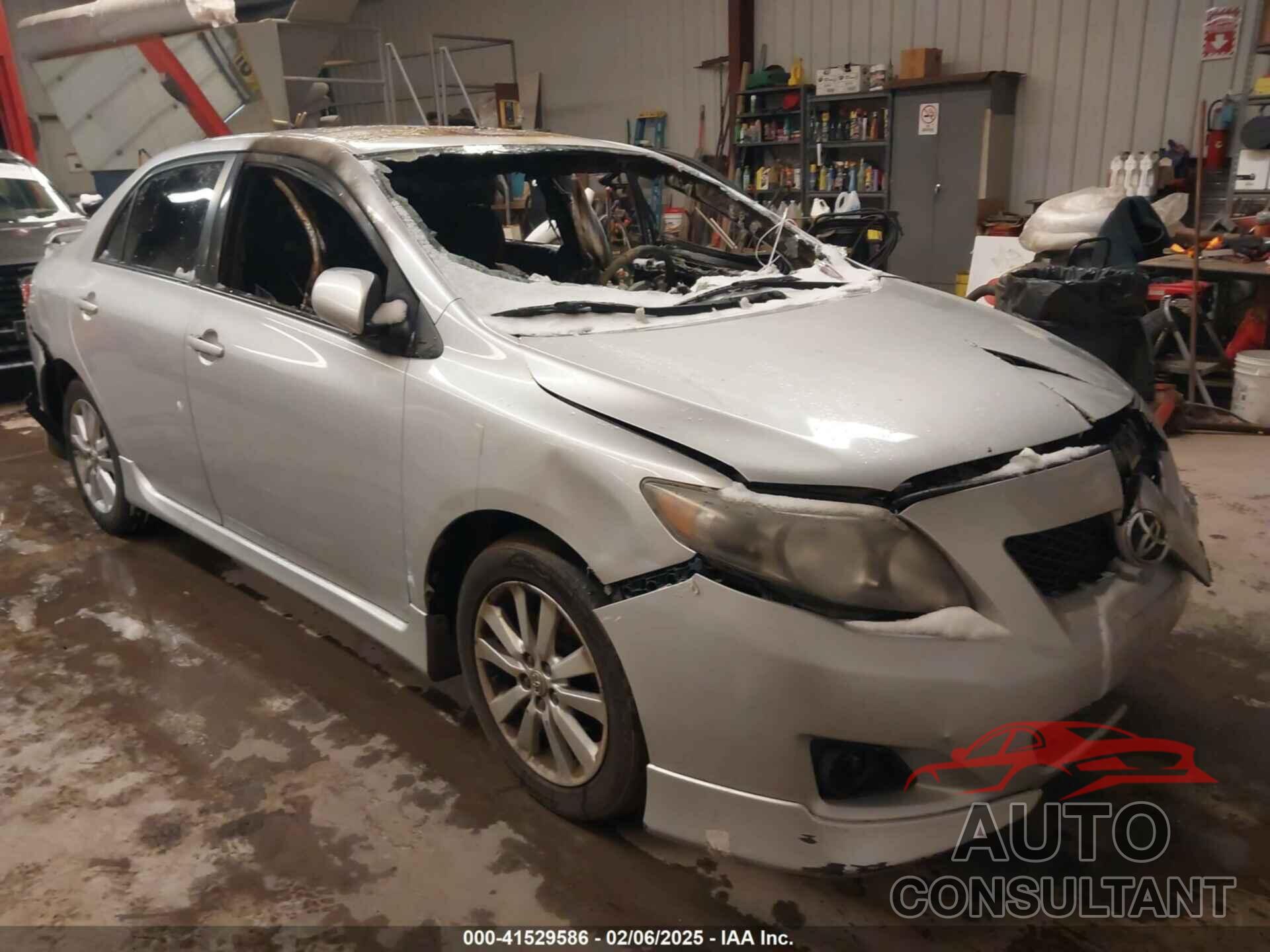 TOYOTA COROLLA 2009 - 1NXBU40E19Z065781