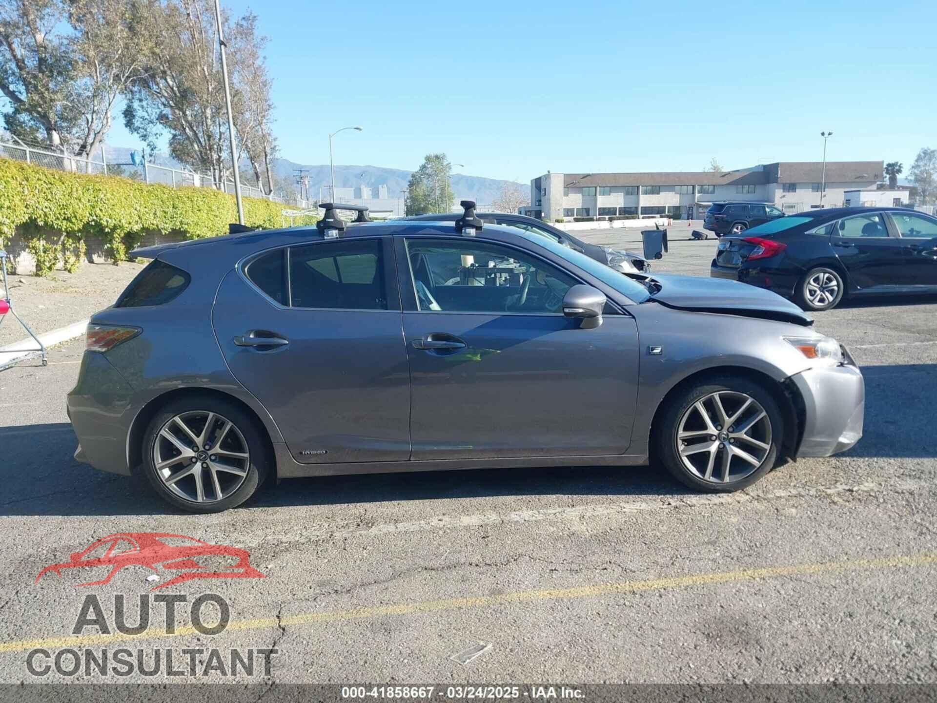 LEXUS CT 200H 2016 - JTHKD5BH4G2258564
