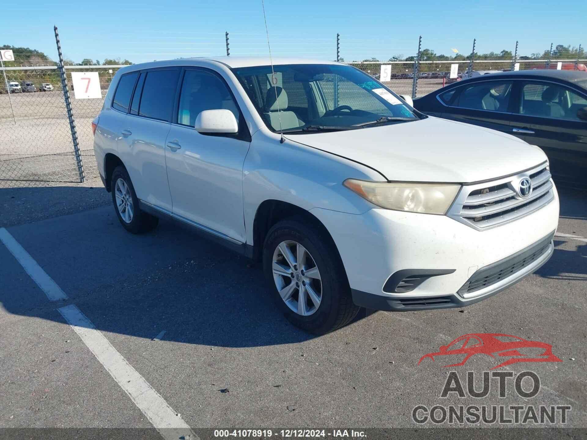 TOYOTA HIGHLANDER 2011 - 5TDZA3EHXBS007834