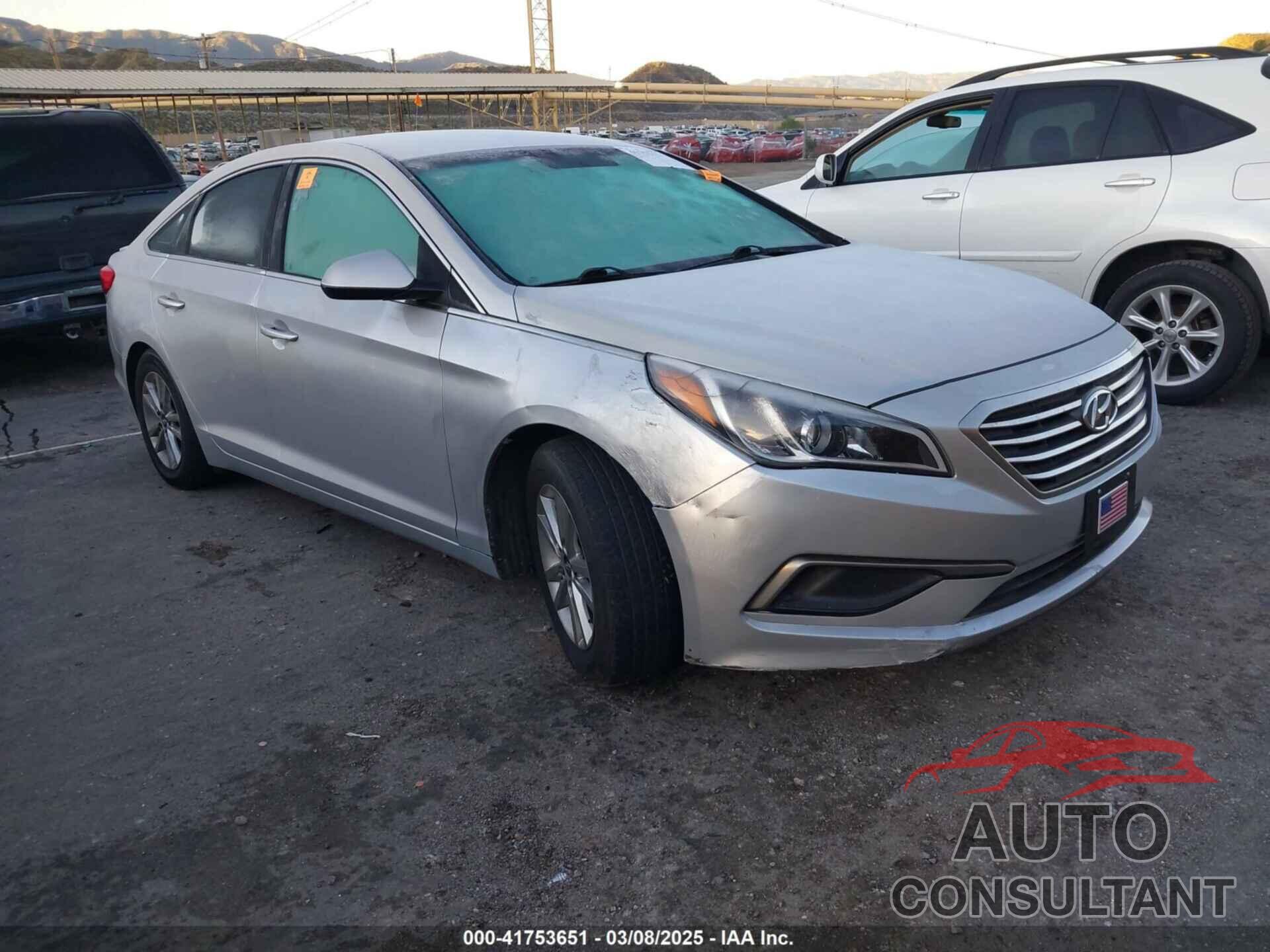 HYUNDAI SONATA 2016 - 5NPE24AF3GH295280