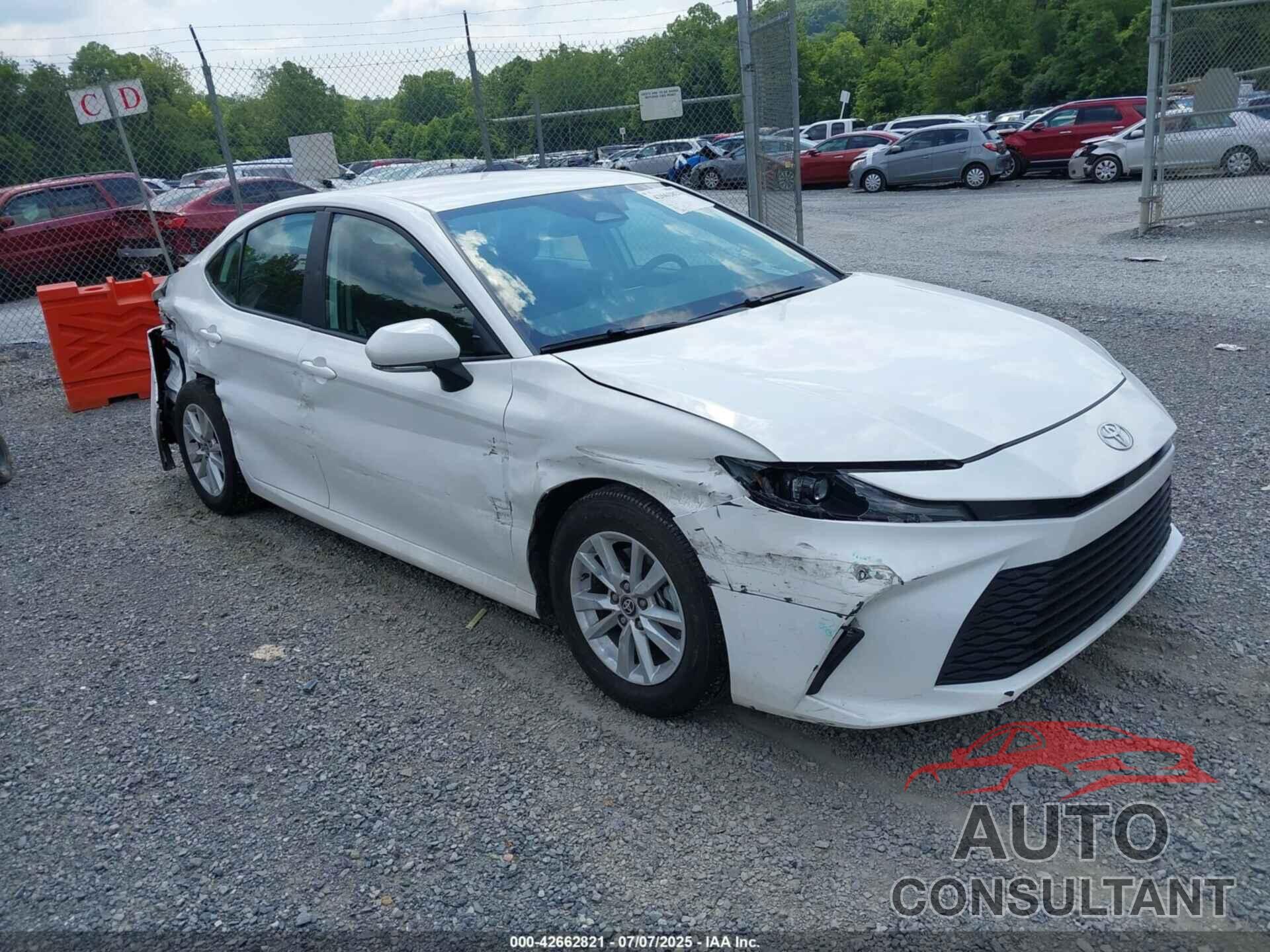 TOYOTA CAMRY 2025 - 4T1DAACK7SU033845