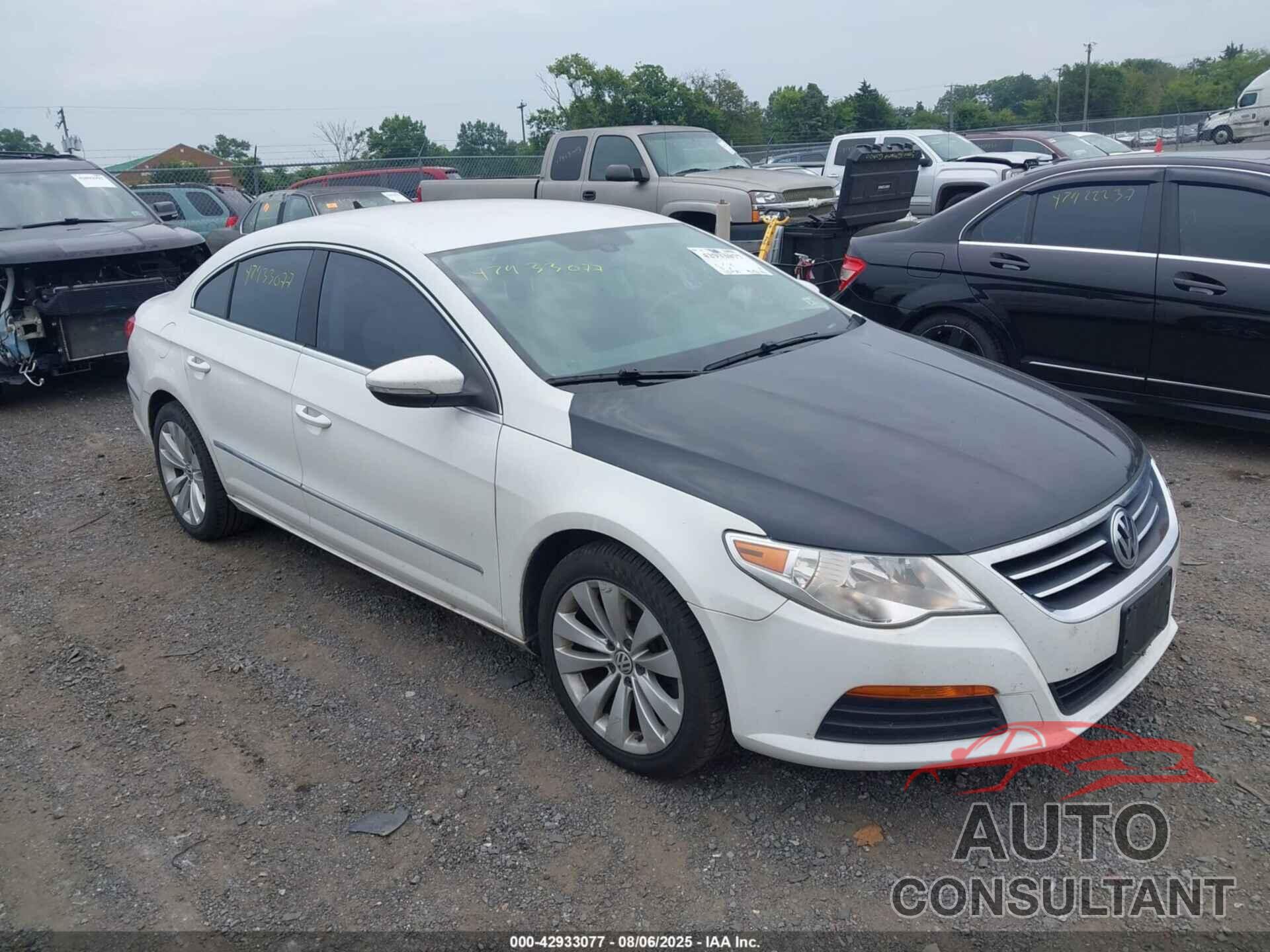 VOLKSWAGEN CC 2012 - WVWMN7AN7CE538918