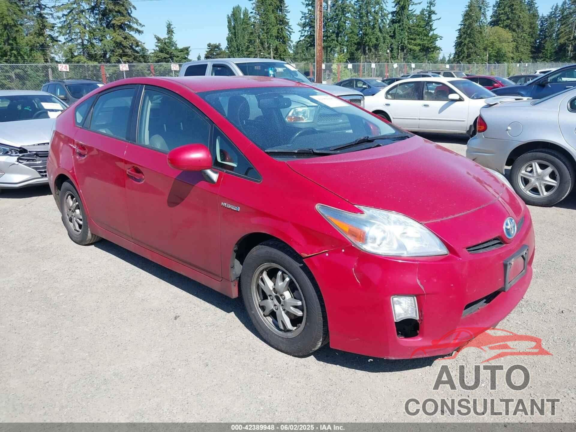 TOYOTA PRIUS 2010 - JTDKN3DU2A0039795