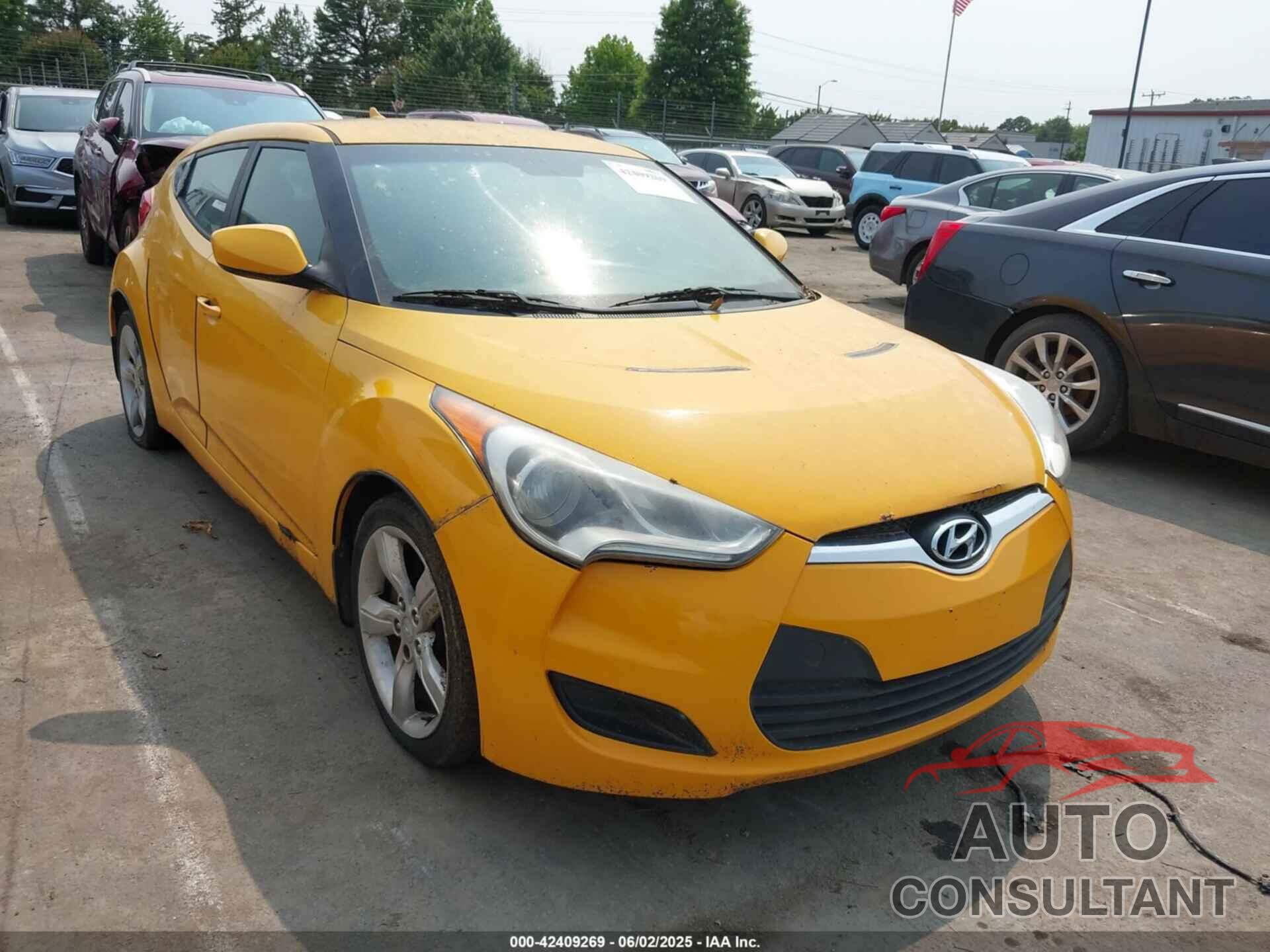 HYUNDAI VELOSTER 2012 - KMHTC6AD5CU039913