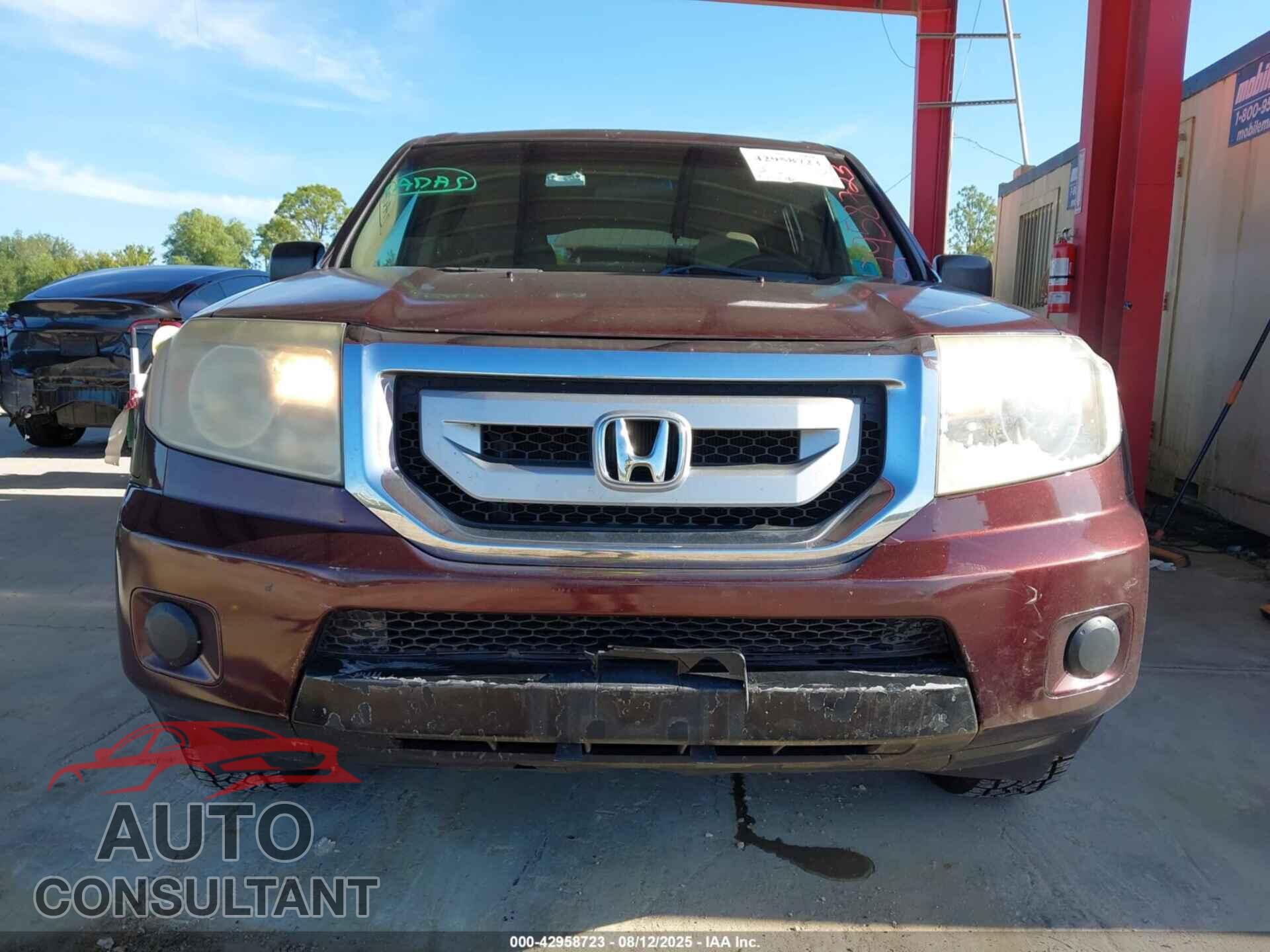 HONDA PILOT 2011 - 5FNYF3H23BB036620