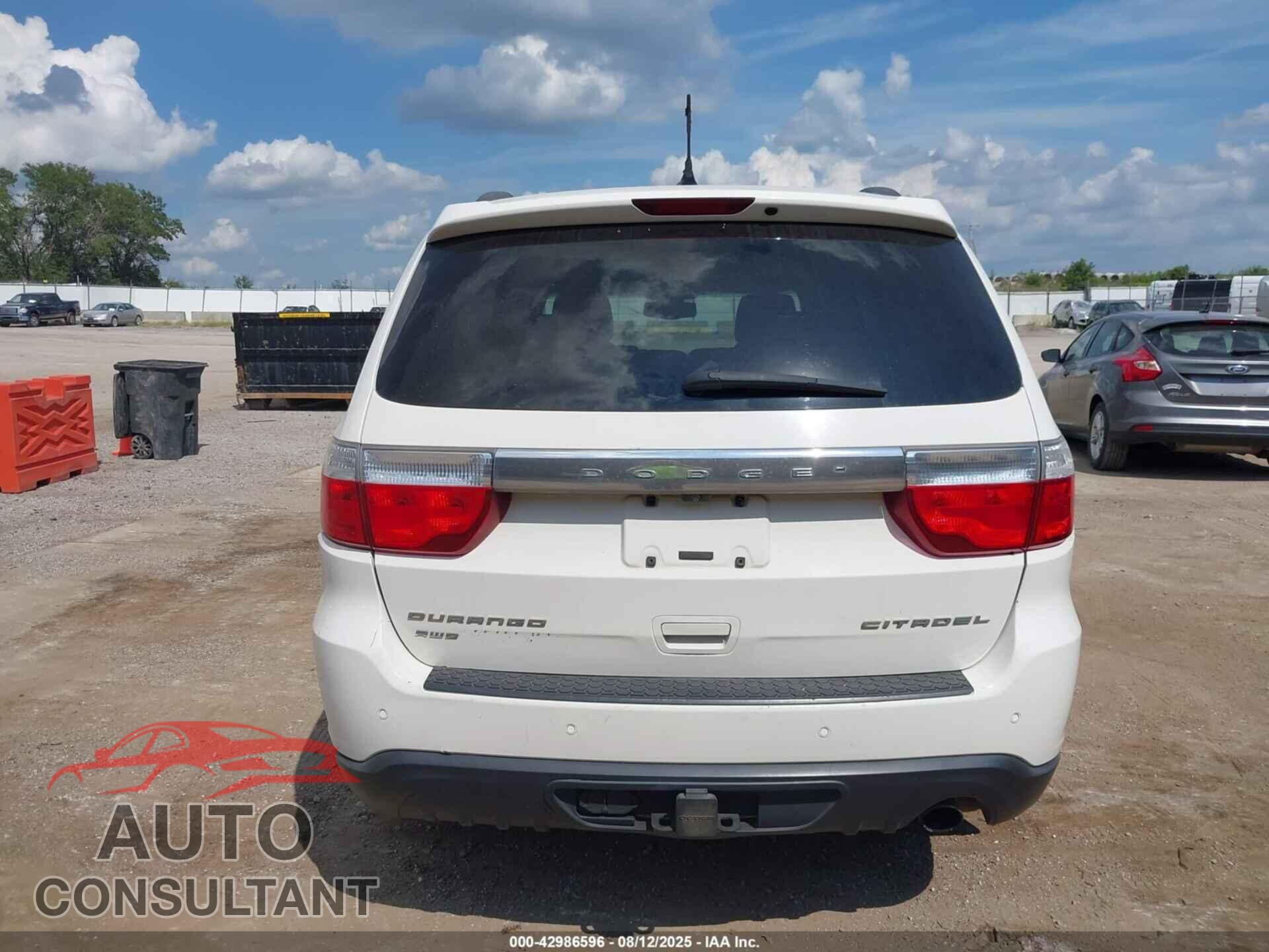 DODGE DURANGO 2012 - 1C4RDJEG6CC336987
