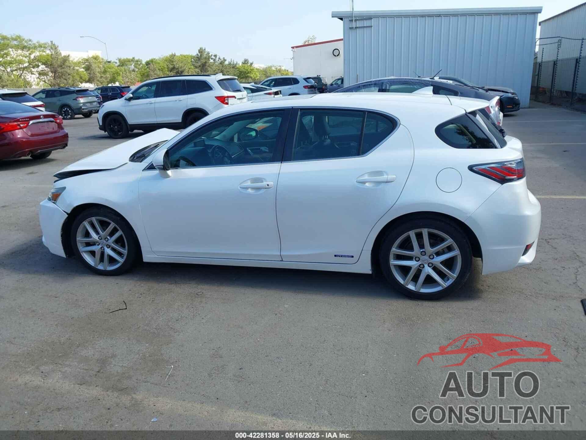 LEXUS CT 200H 2016 - JTHKD5BH2G2274942