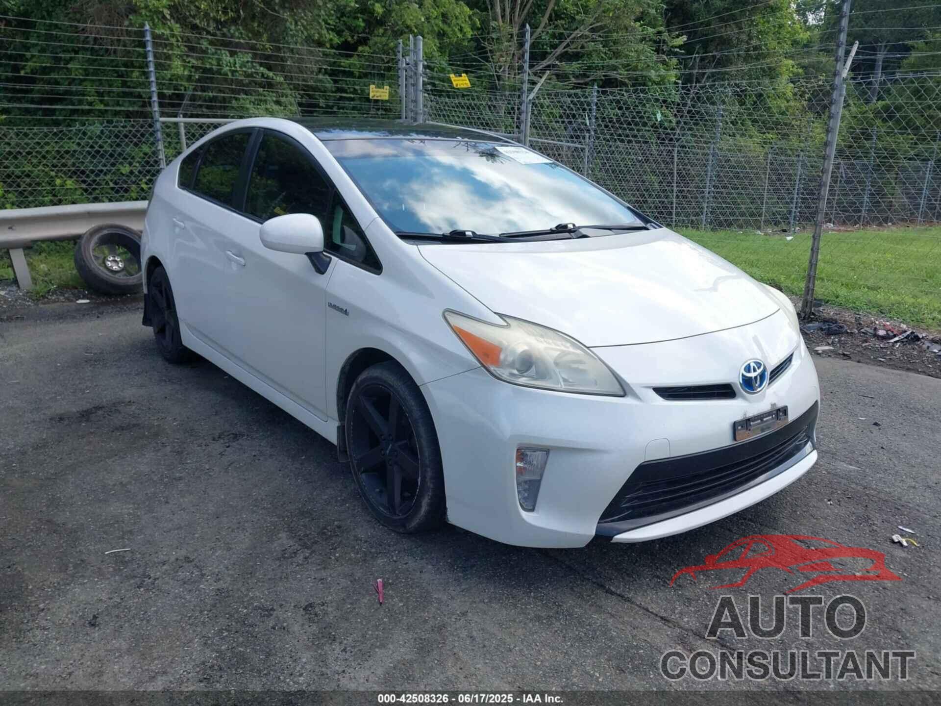 TOYOTA PRIUS 2012 - JTDKN3DU3C5379365
